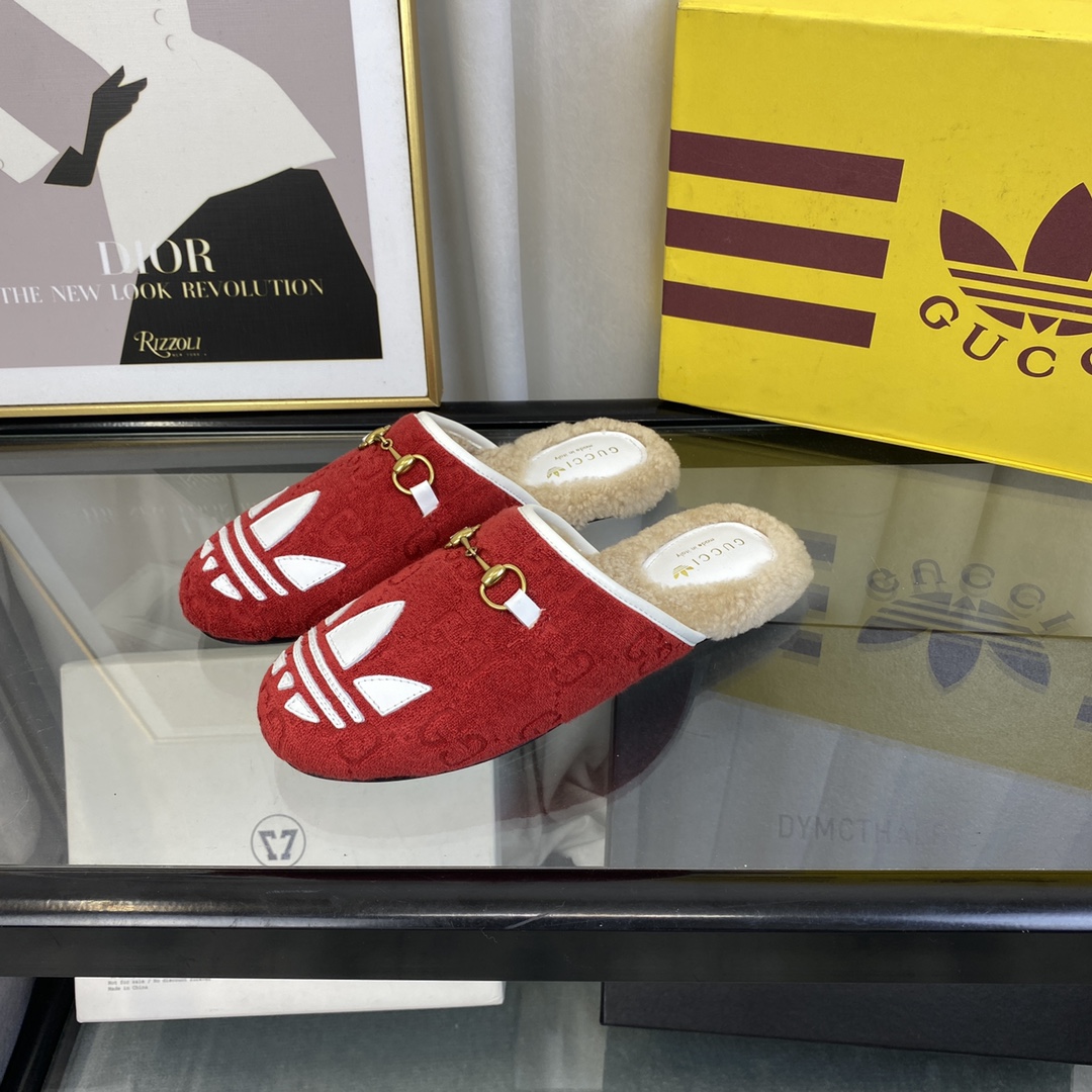 Women G*ucci A*didas Slippers Maikesneakers
