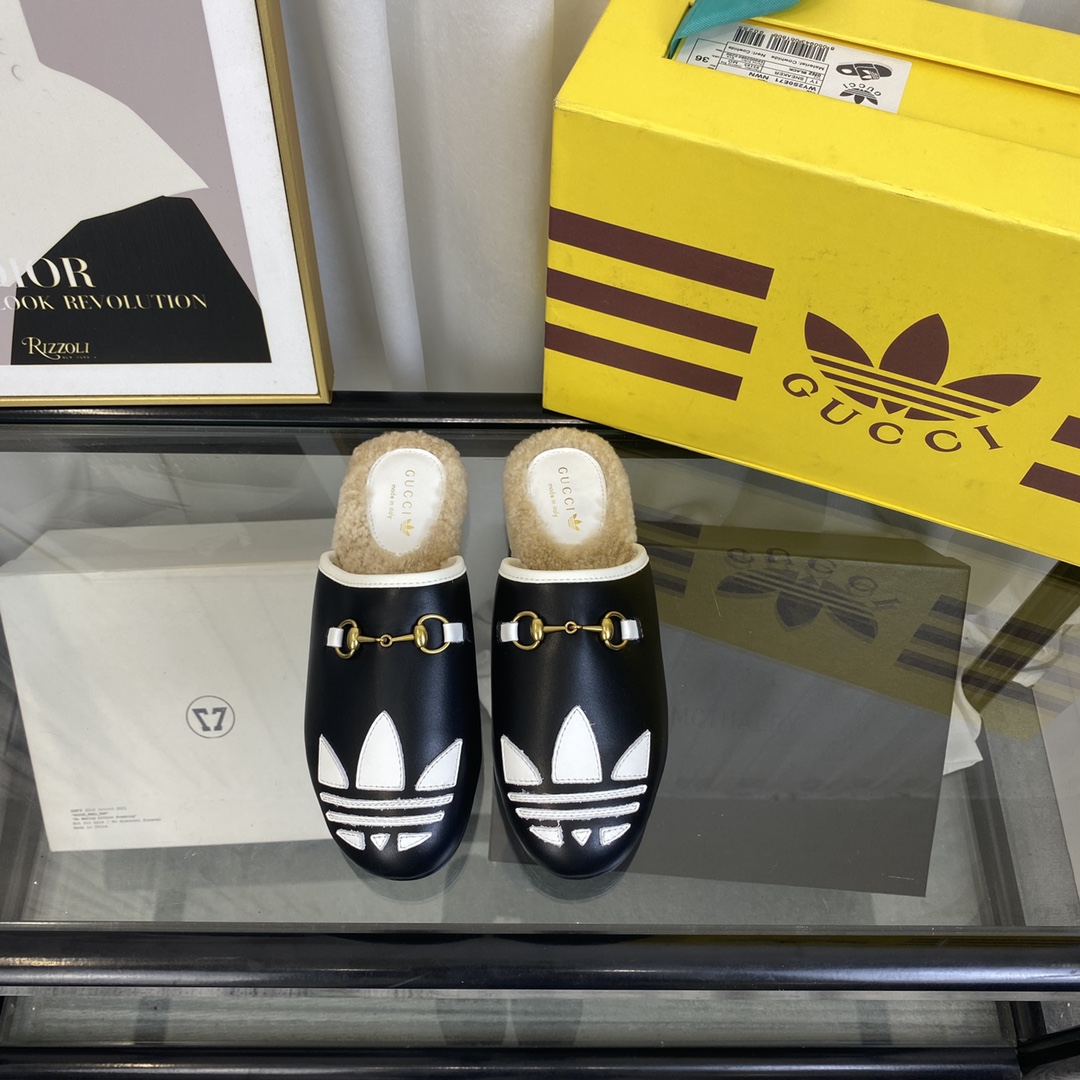 Women G*ucci A*didas Slippers Maikesneakers