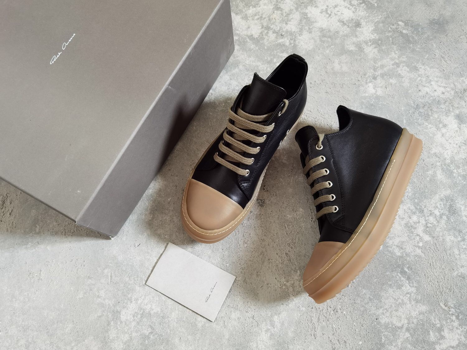 Men Women R*ick O*wens Top Sneaker