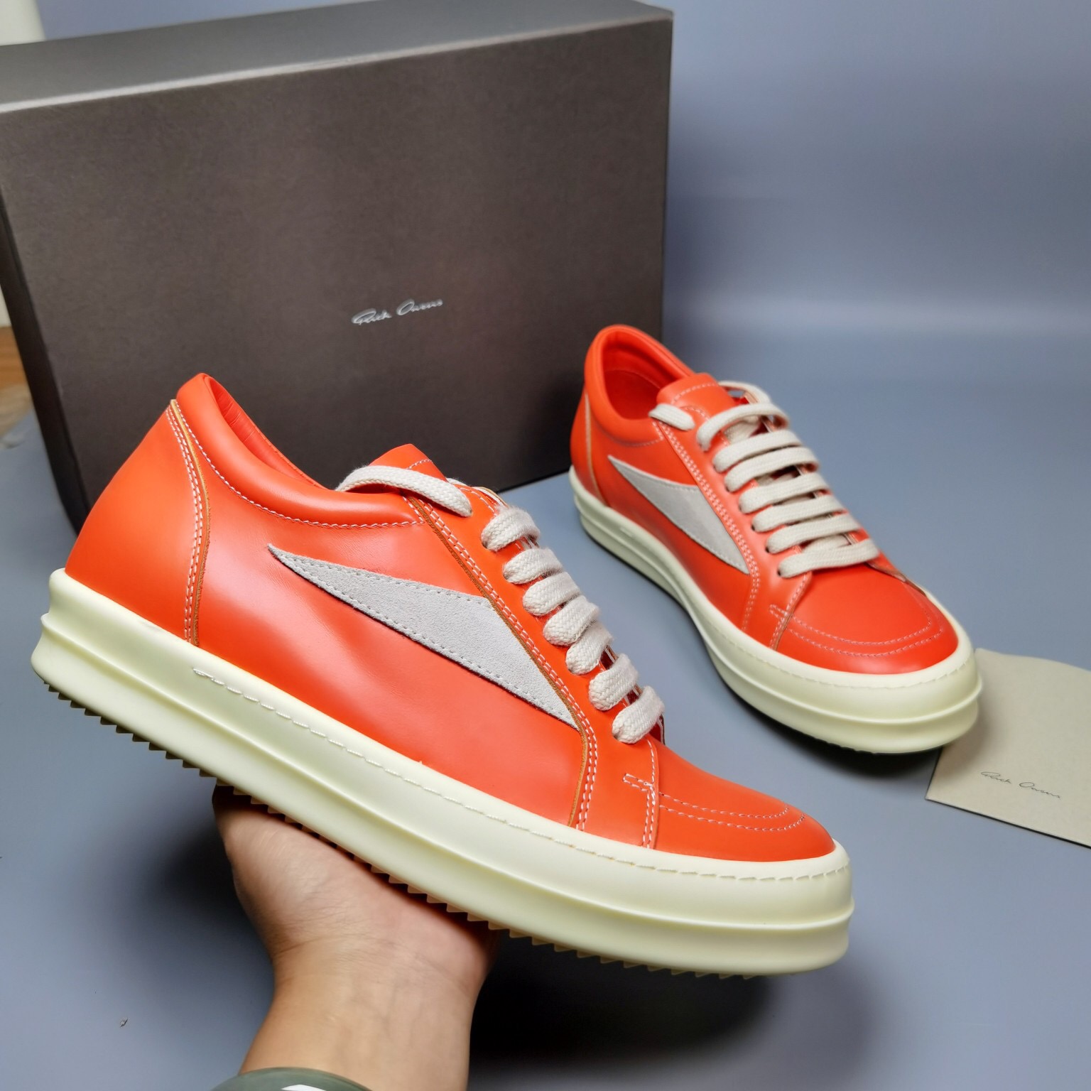 Men Women R*ick O*wens Top Sneaker