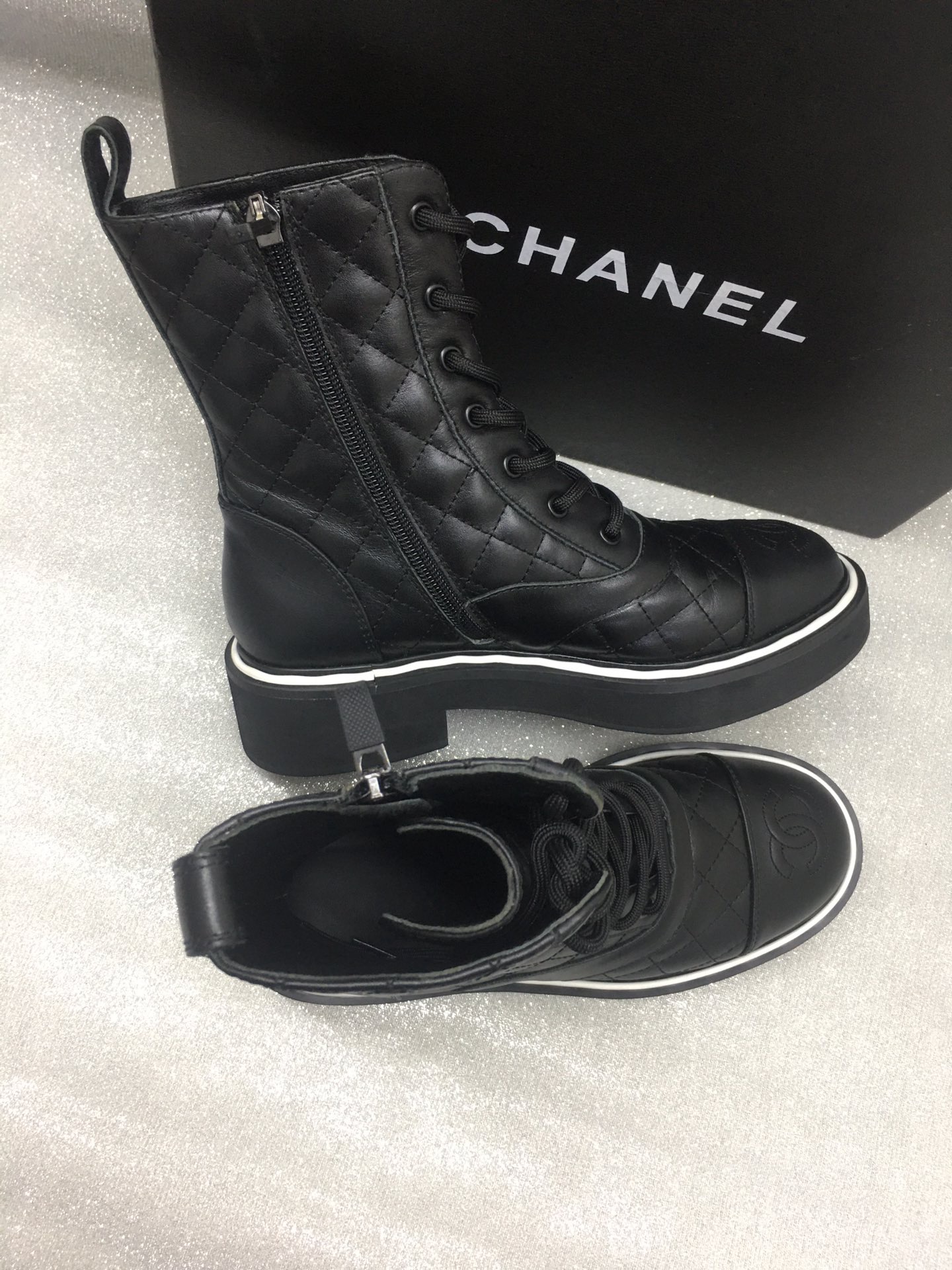 Women C*hanel Top Boots Maikesneakers