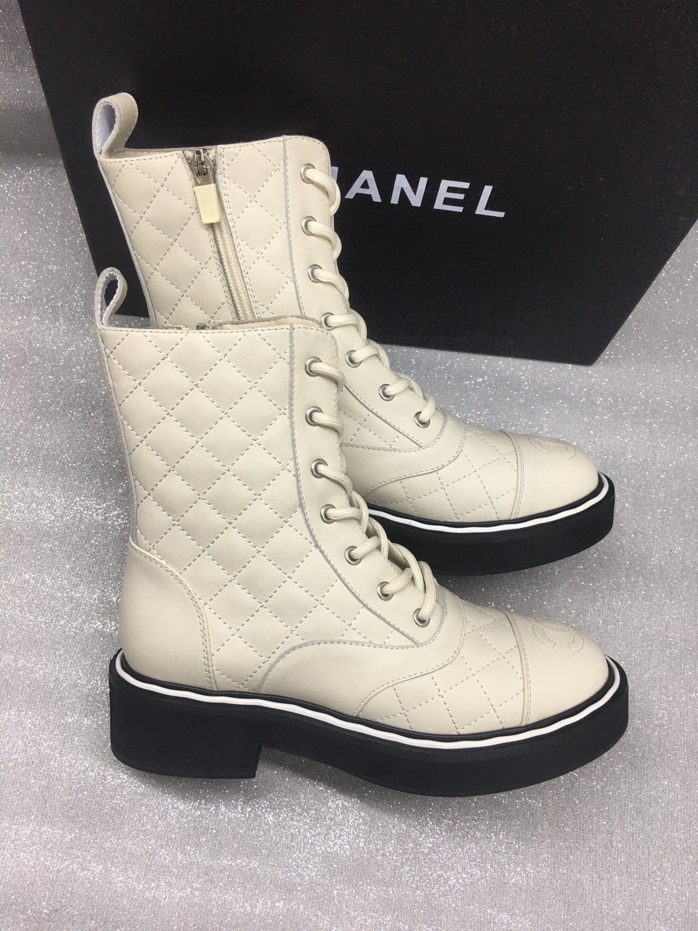 Women C*hanel Top Boots Maikesneakers