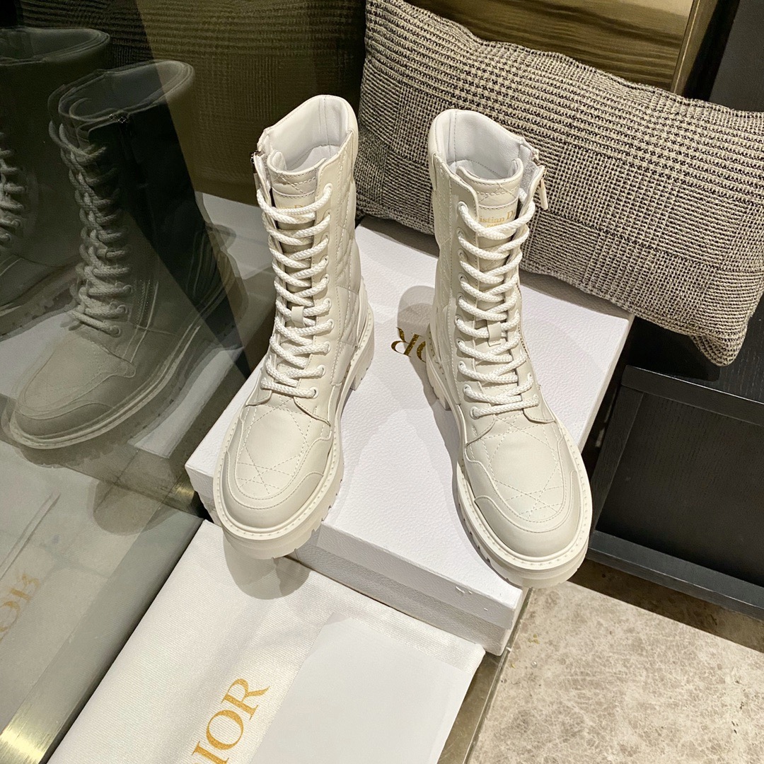 Women D*ior Top Boots Maikesneakers