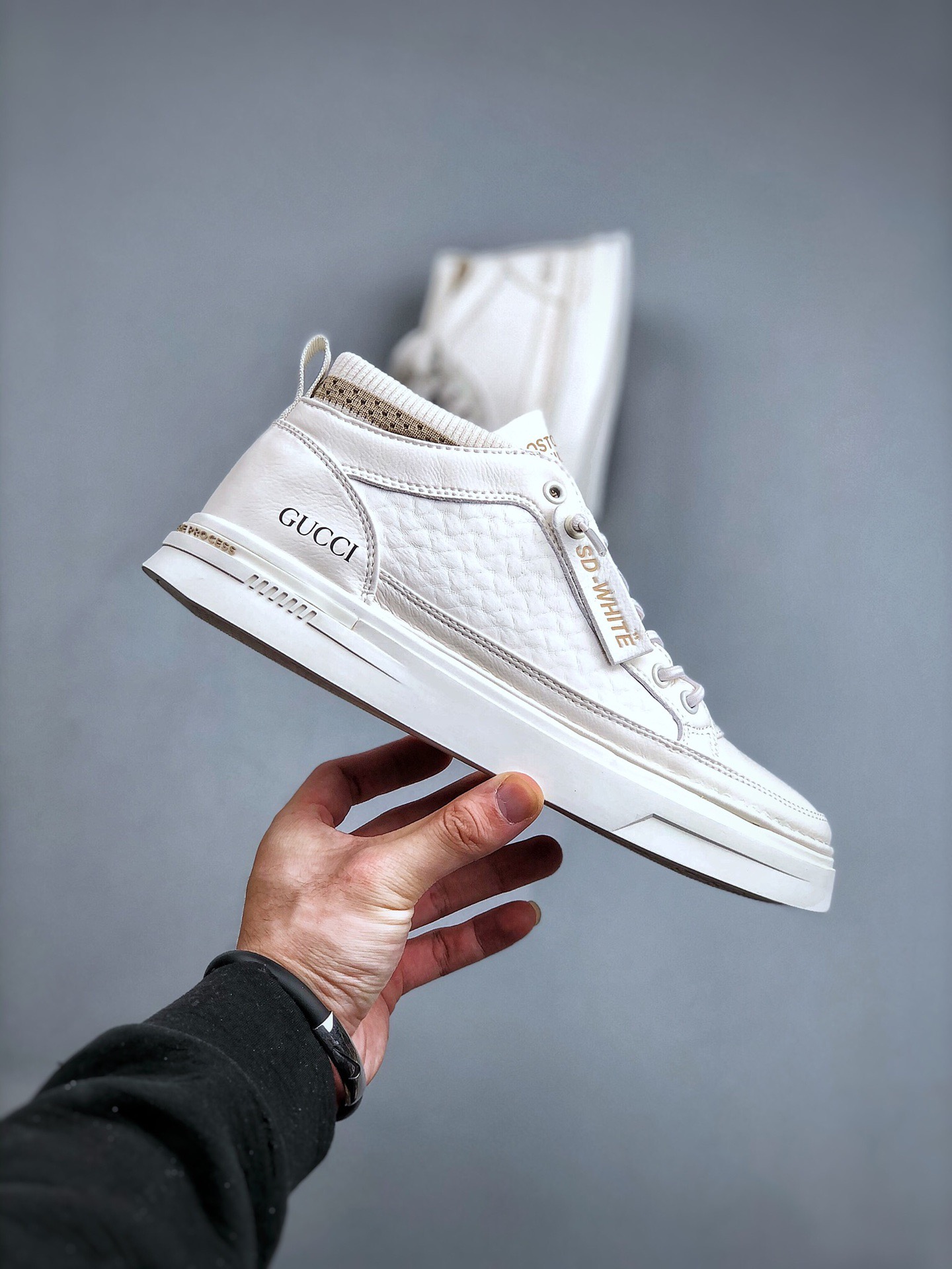 Men G*ucci Top Sneaker