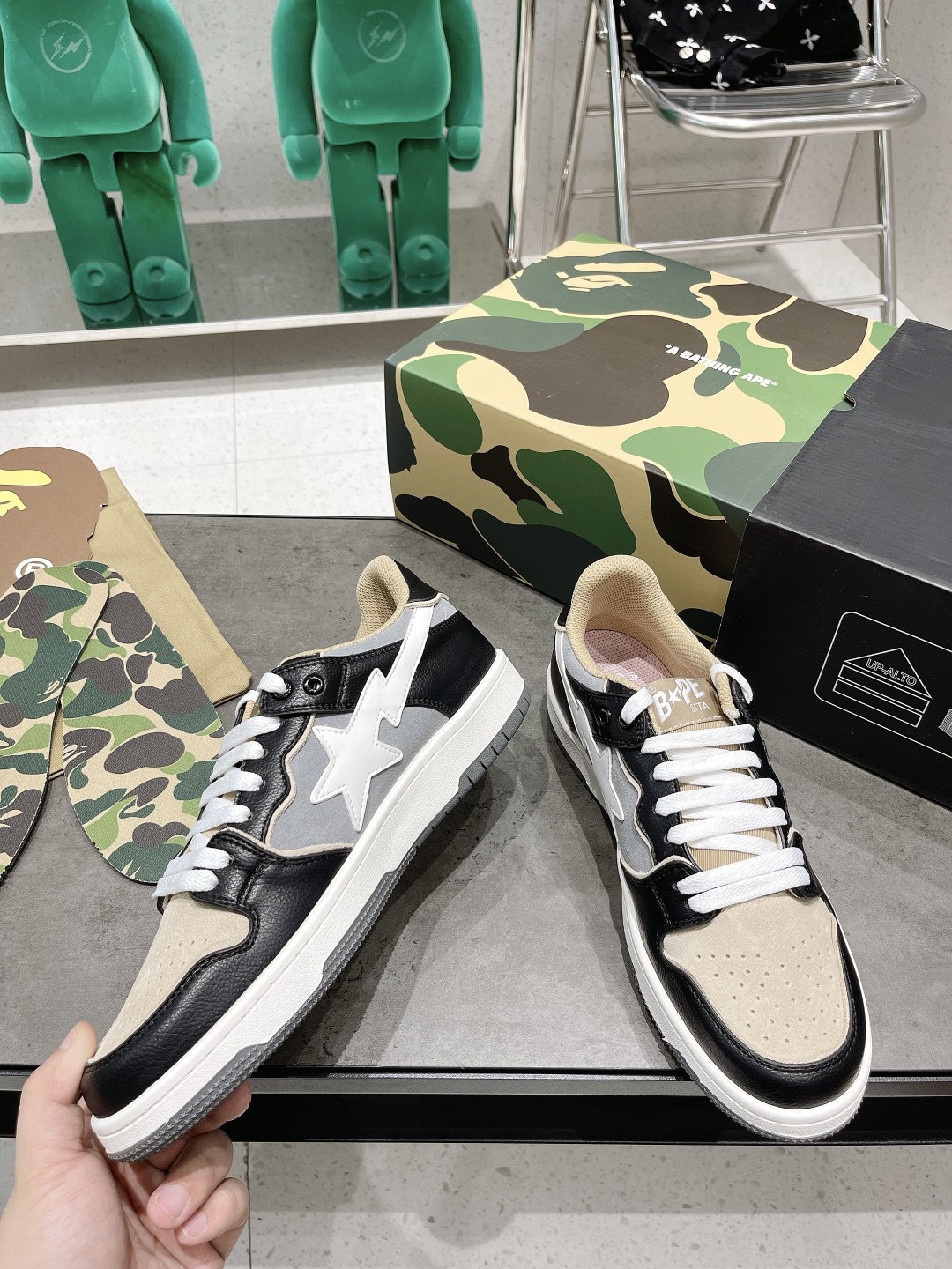 Men Women B*ape sta low Top Sneaker