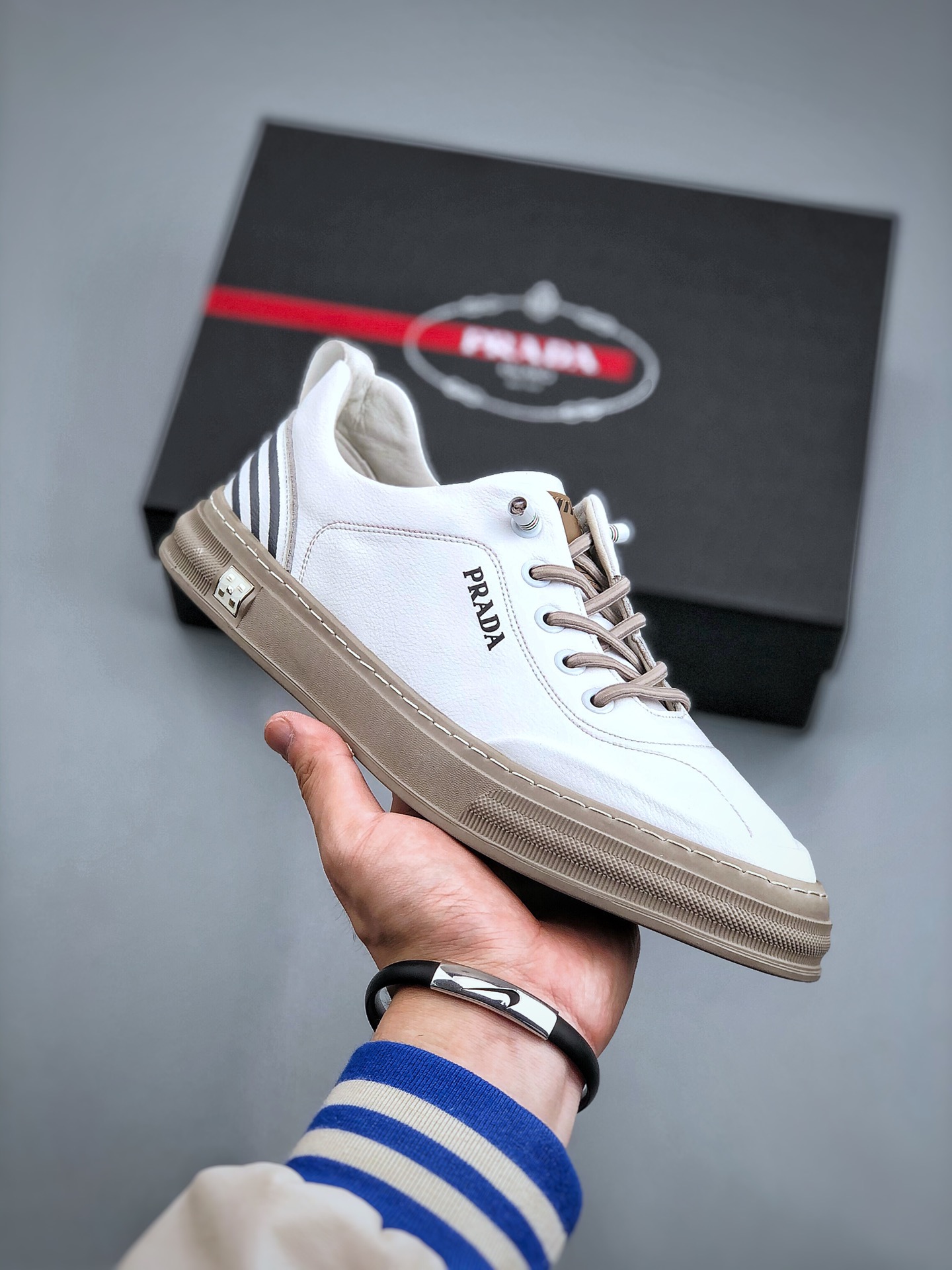 Men P*rada Top Sneaker （ ）