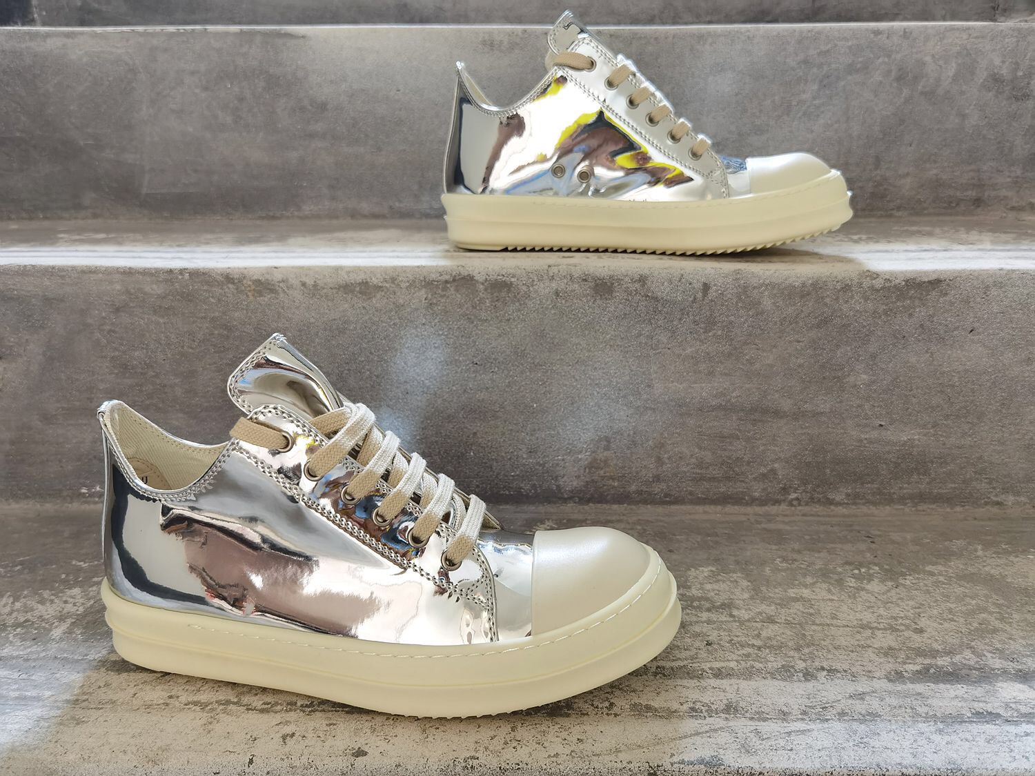 Men Women R*ick O*wens Top Sneaker