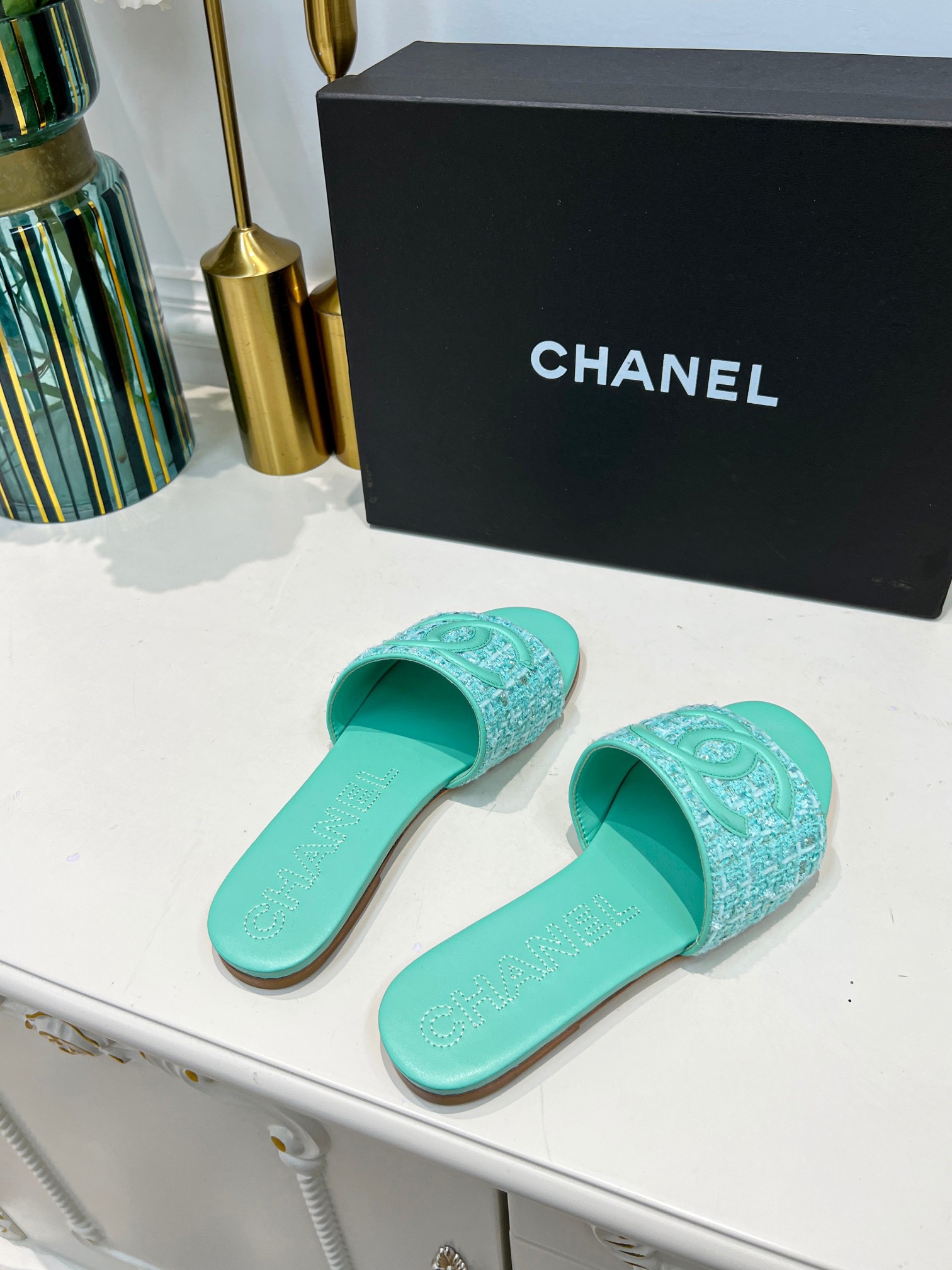 Women C*hanel Top Sandals