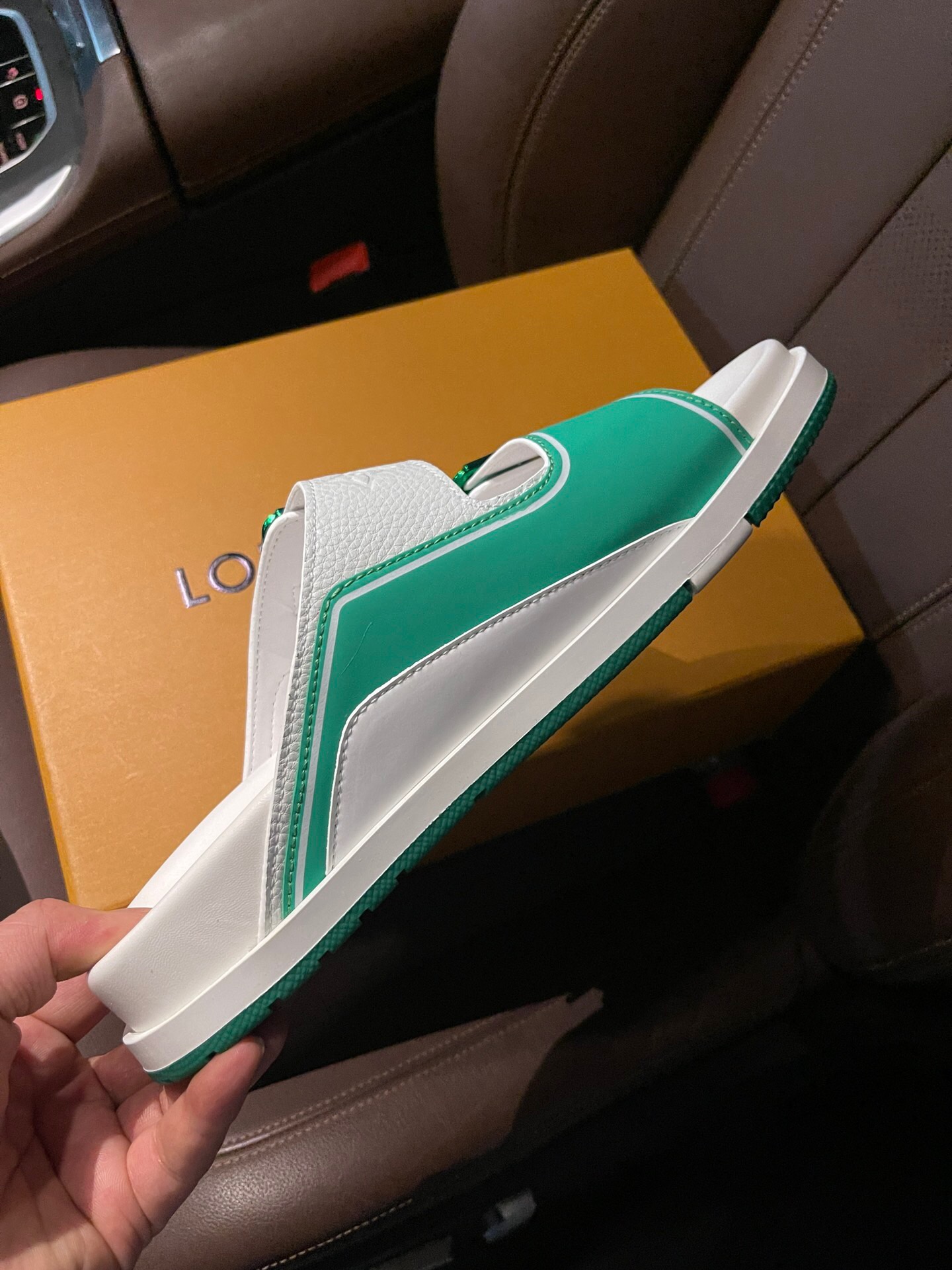 Men L*ouis V*uitton Top Slippers