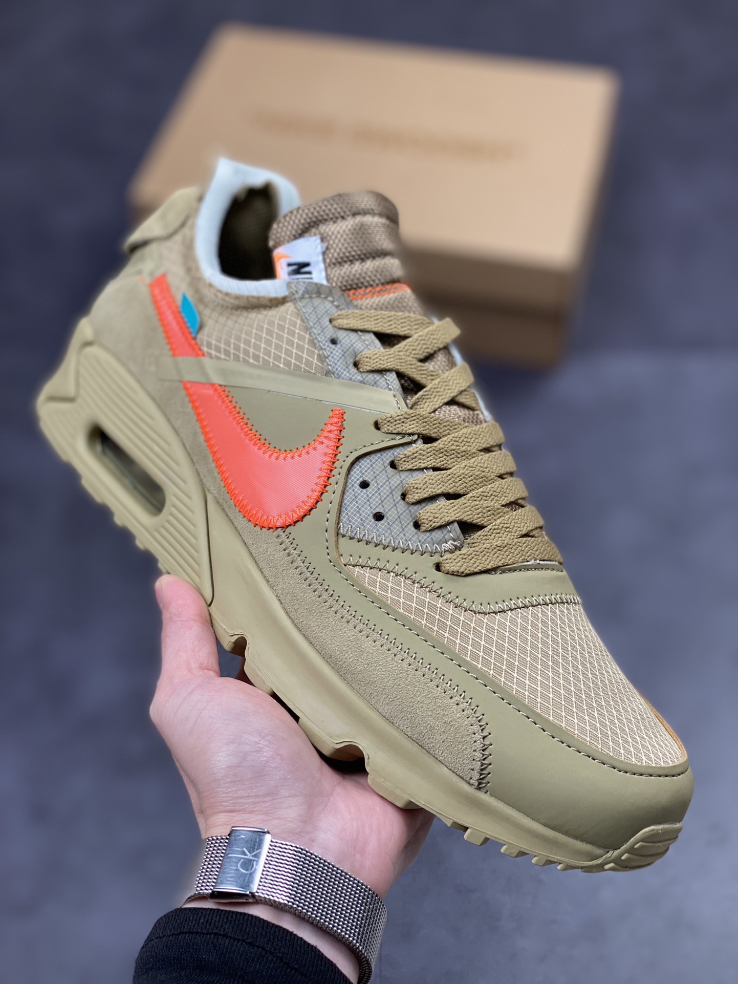 off-w*hite +Nike Air max90 ）