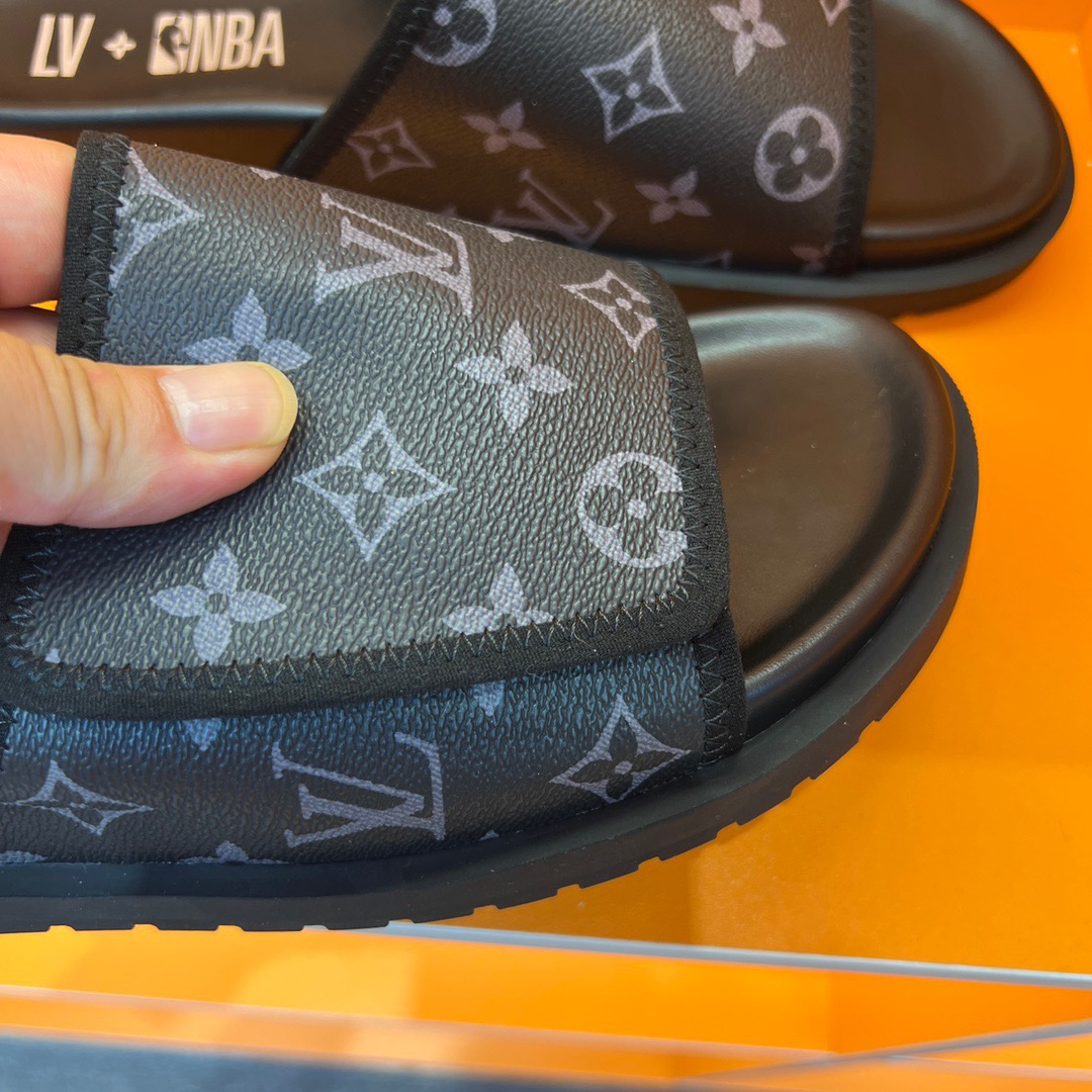 Men L*ouis V*uitton Top Slippers