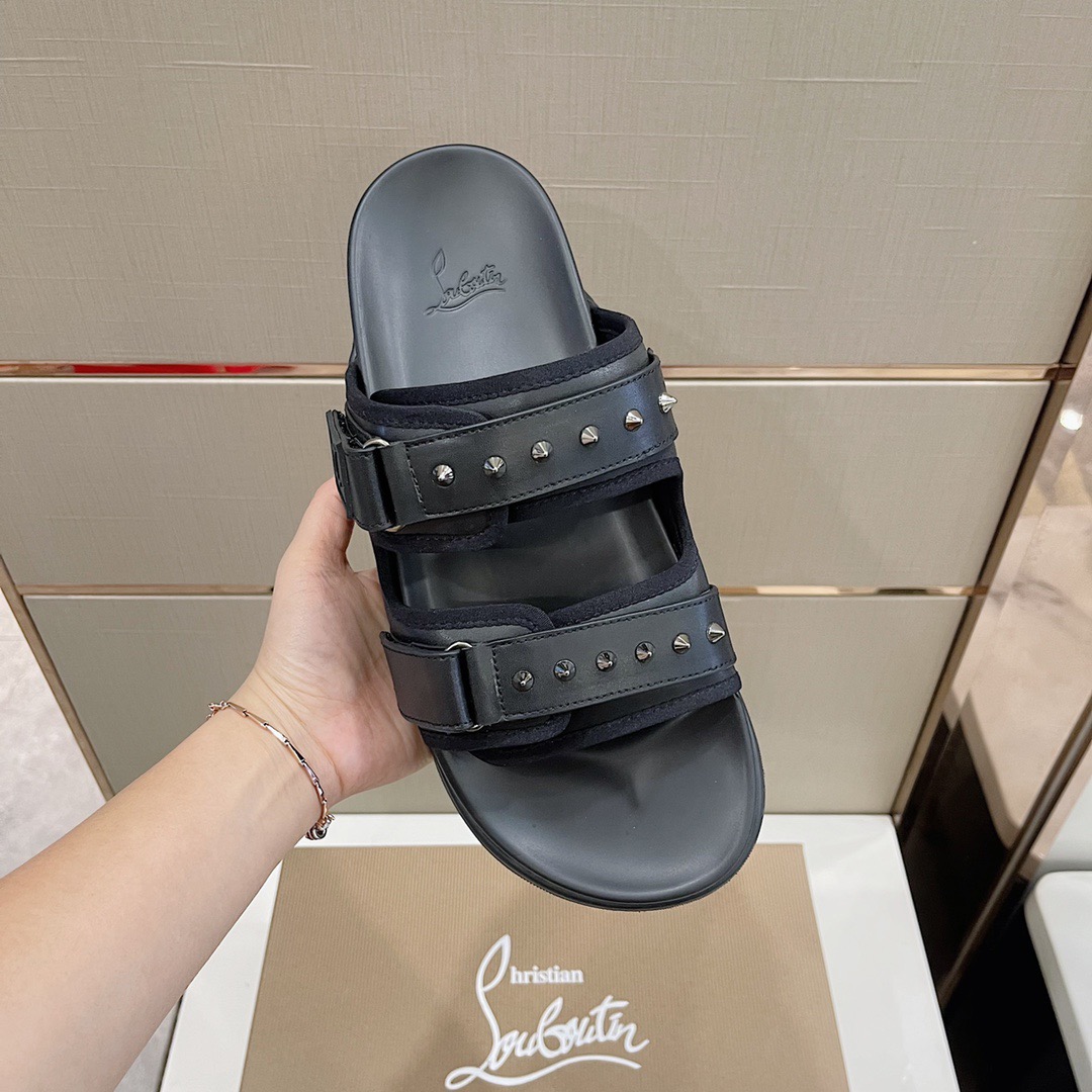 Men C*hristian L*ouboutin Top Quality slippers