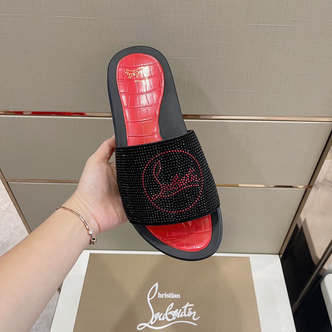 Men C*hristian L*ouboutin Top Quality slippers