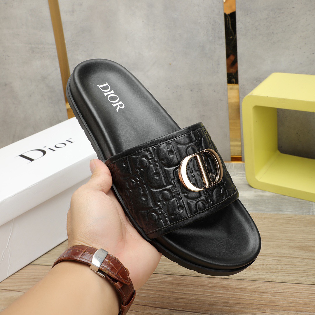 Men D*ior Top Quality slippers