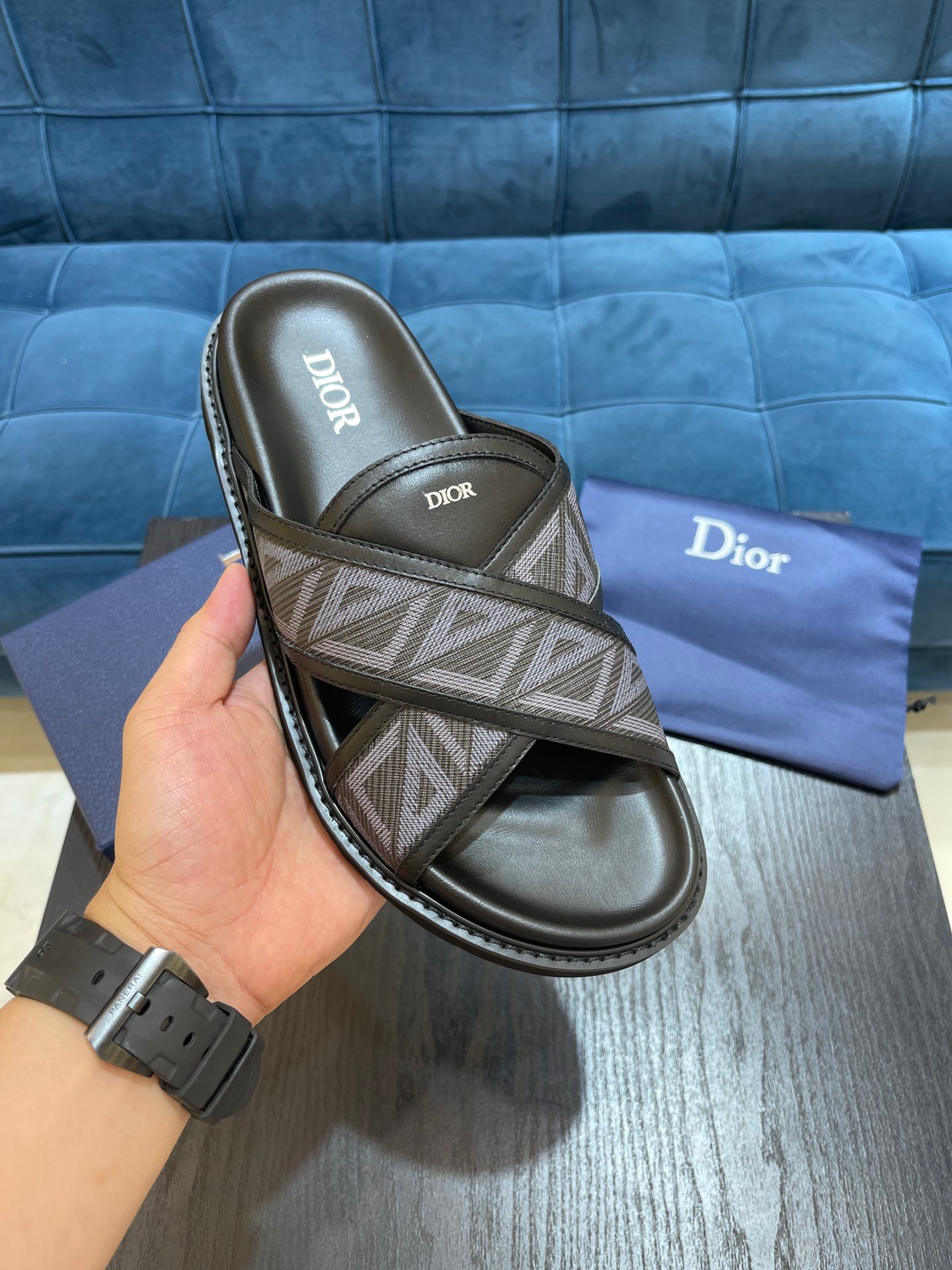 Men D*ior Top Quality slippers