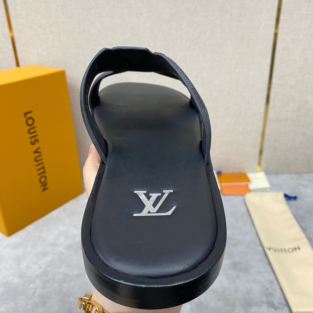 Men L*ouis V*uitton Top Slippers