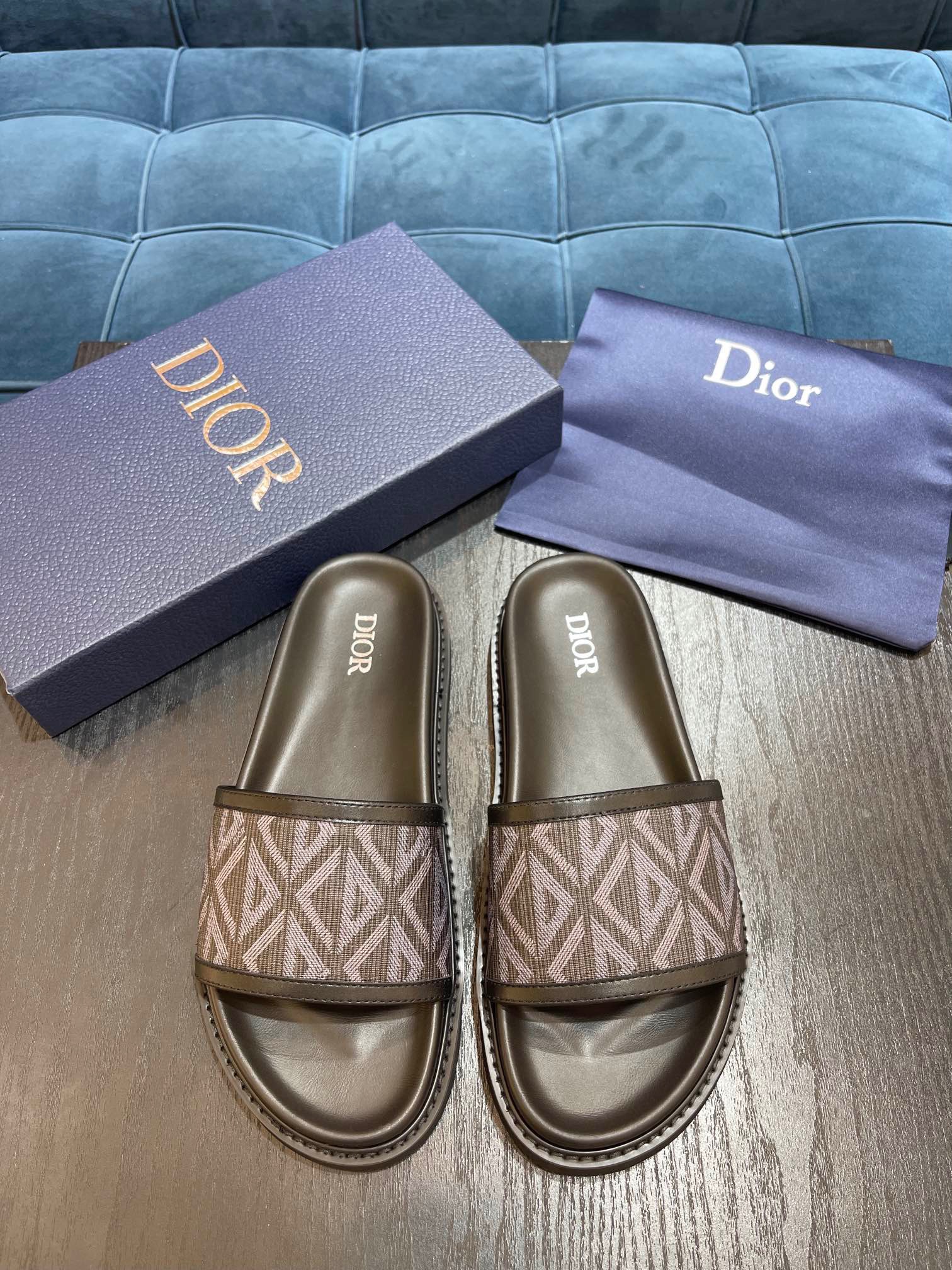 Men D*ior Top Quality slippers