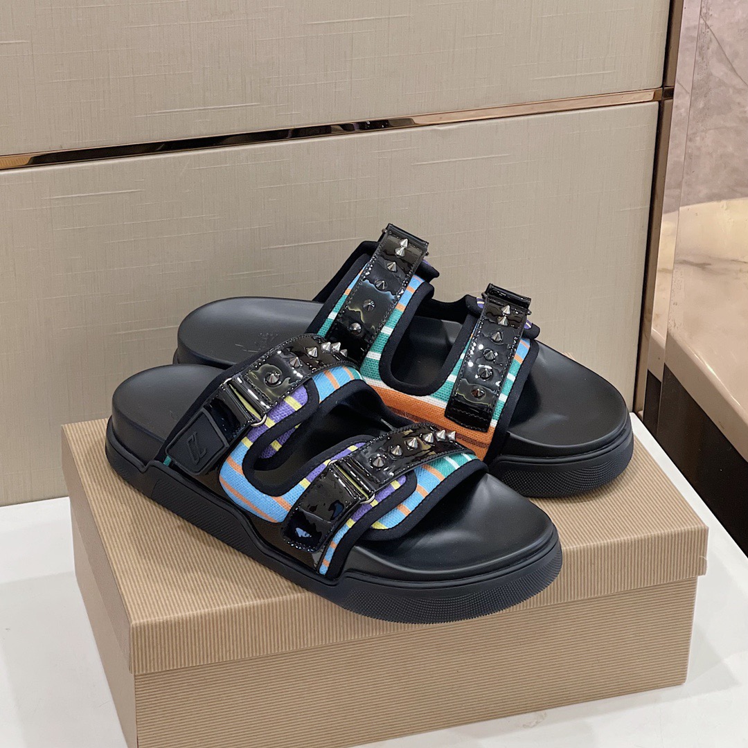 Men C*hristian L*ouboutin Top Quality slippers