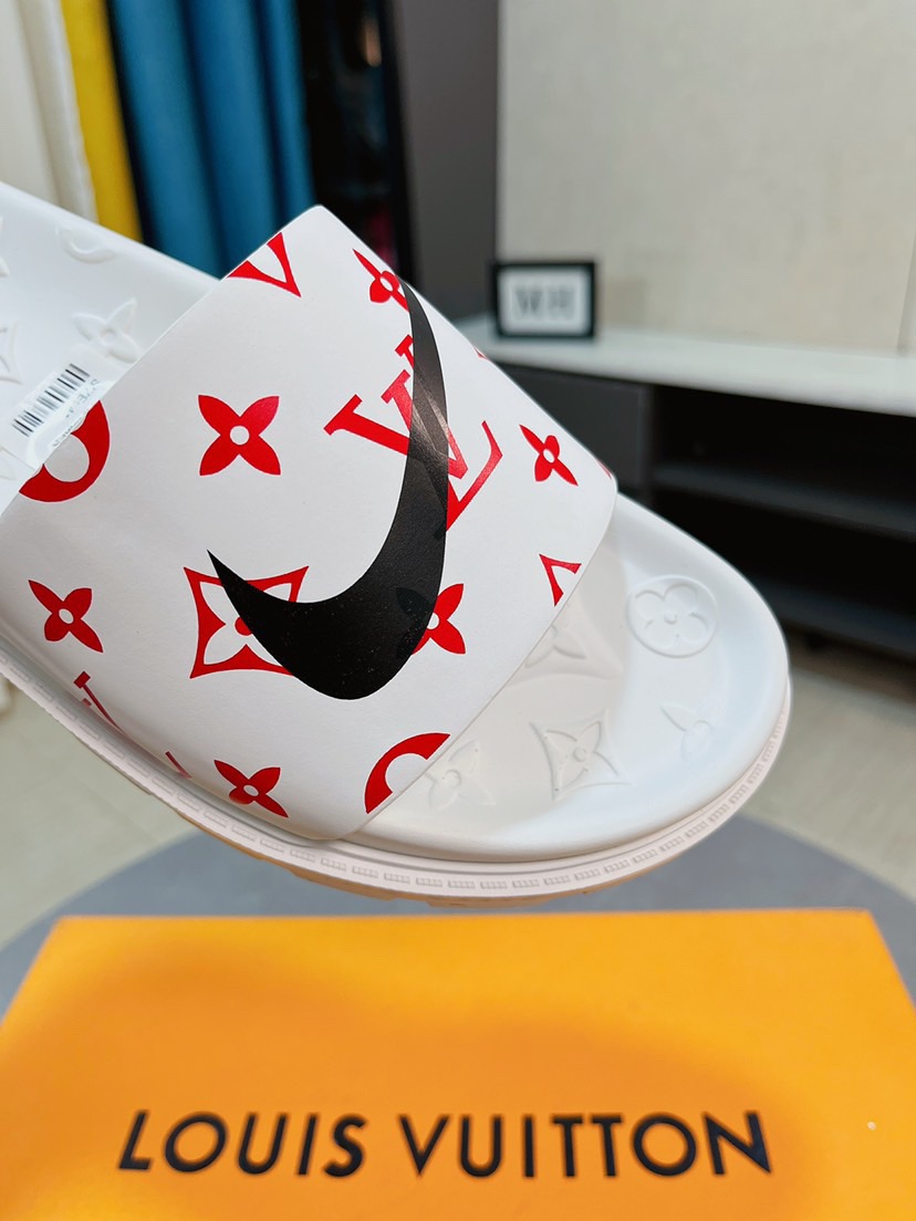 Men L*ouis V*uitton Top Slippers
