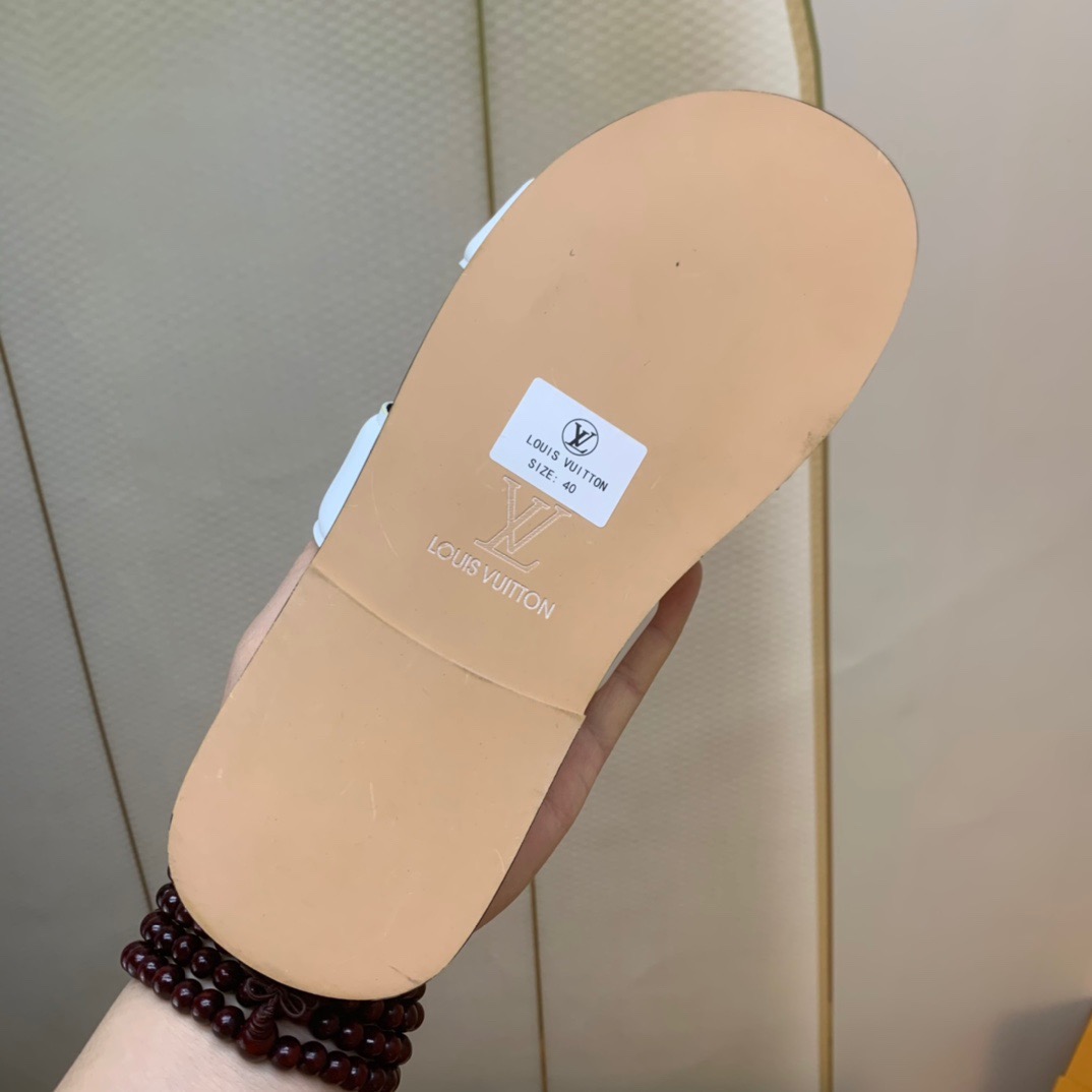 Men L*ouis V*uitton Top Slippers