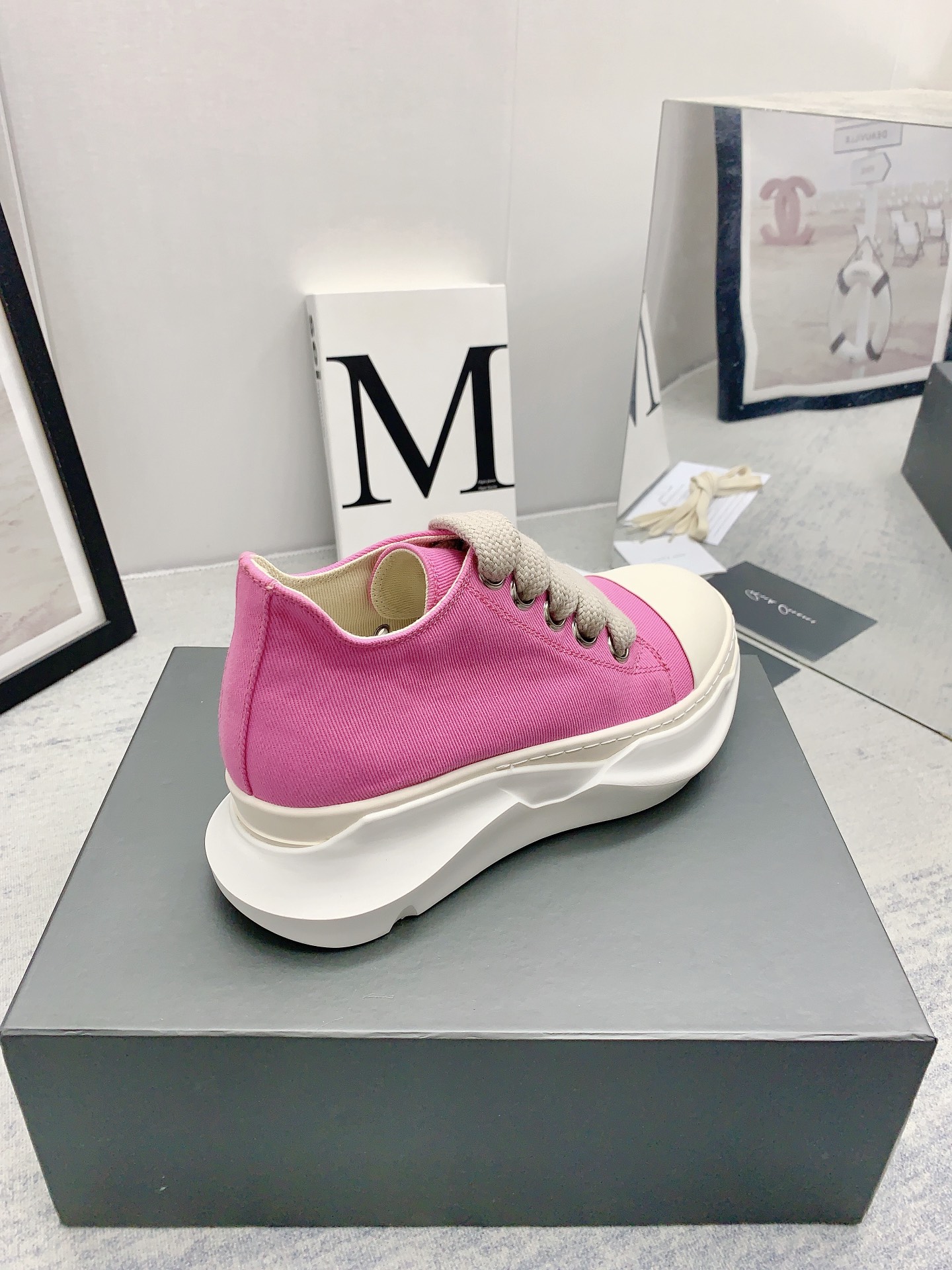 Men Women R*ick O*wens Top Sneaker