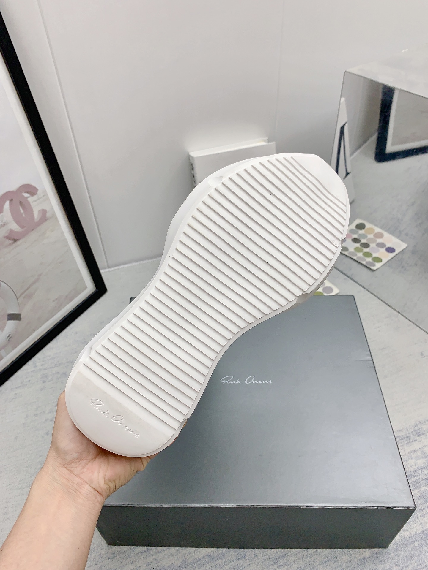 Men Women R*ick O*wens Top Sneaker