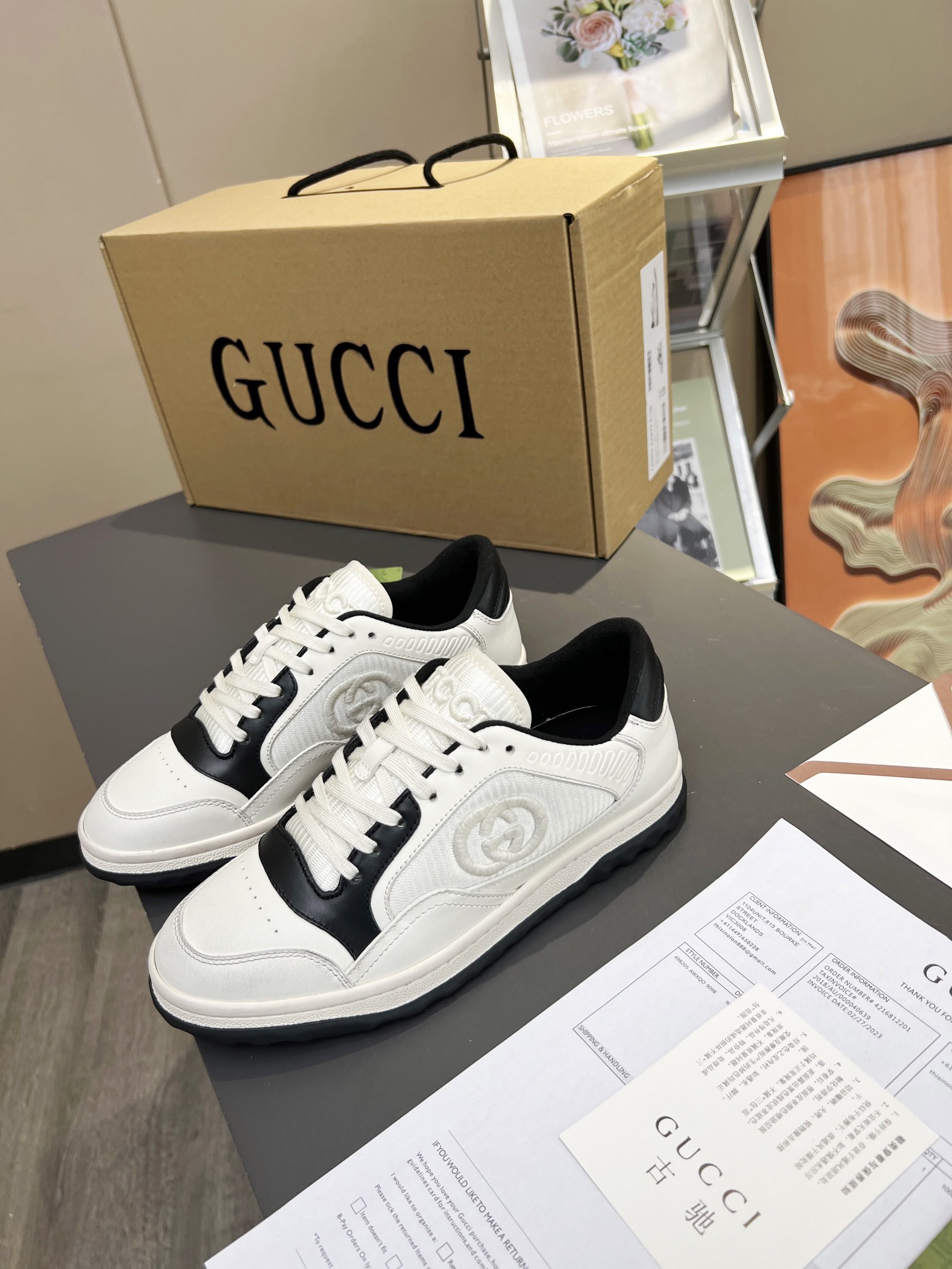 Men Women G*ucci Top Sneaker