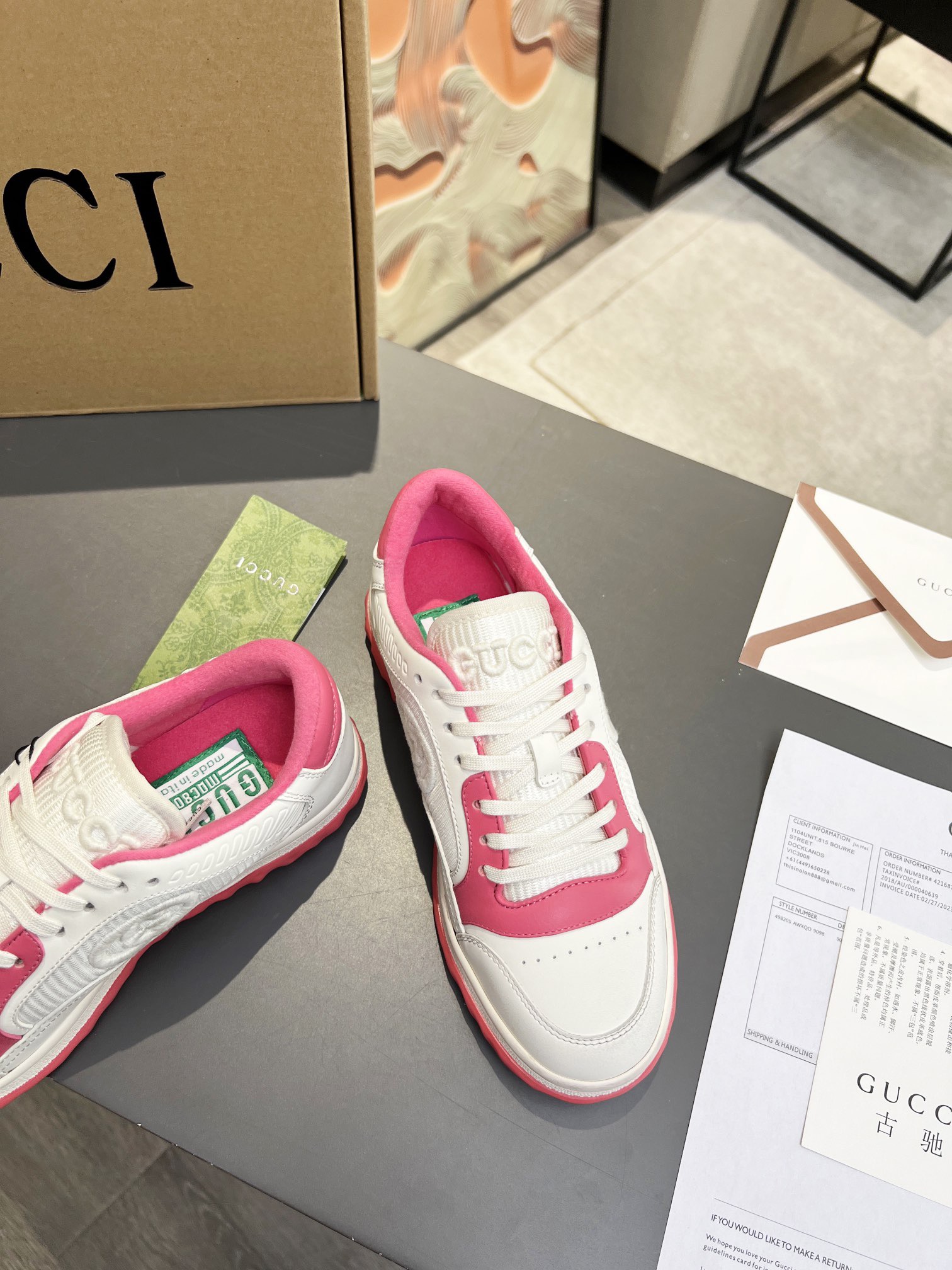 Men Women G*ucci Top Sneaker