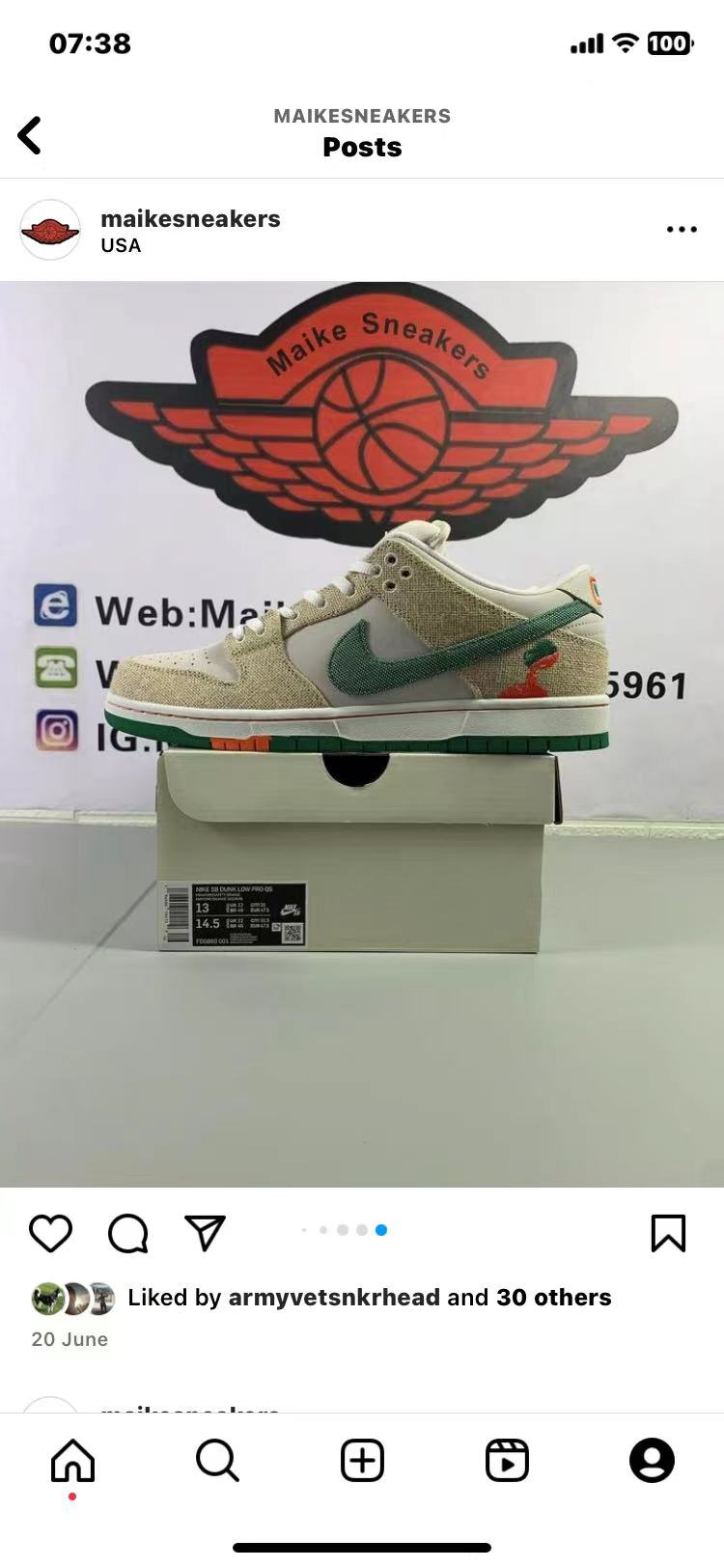 Top quality Nike SB Dunk Low