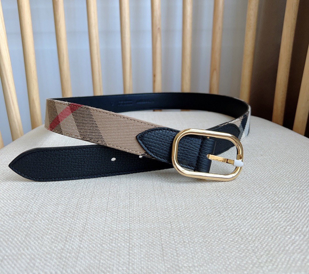 B.urberrry Belts Top Quality 30MM
