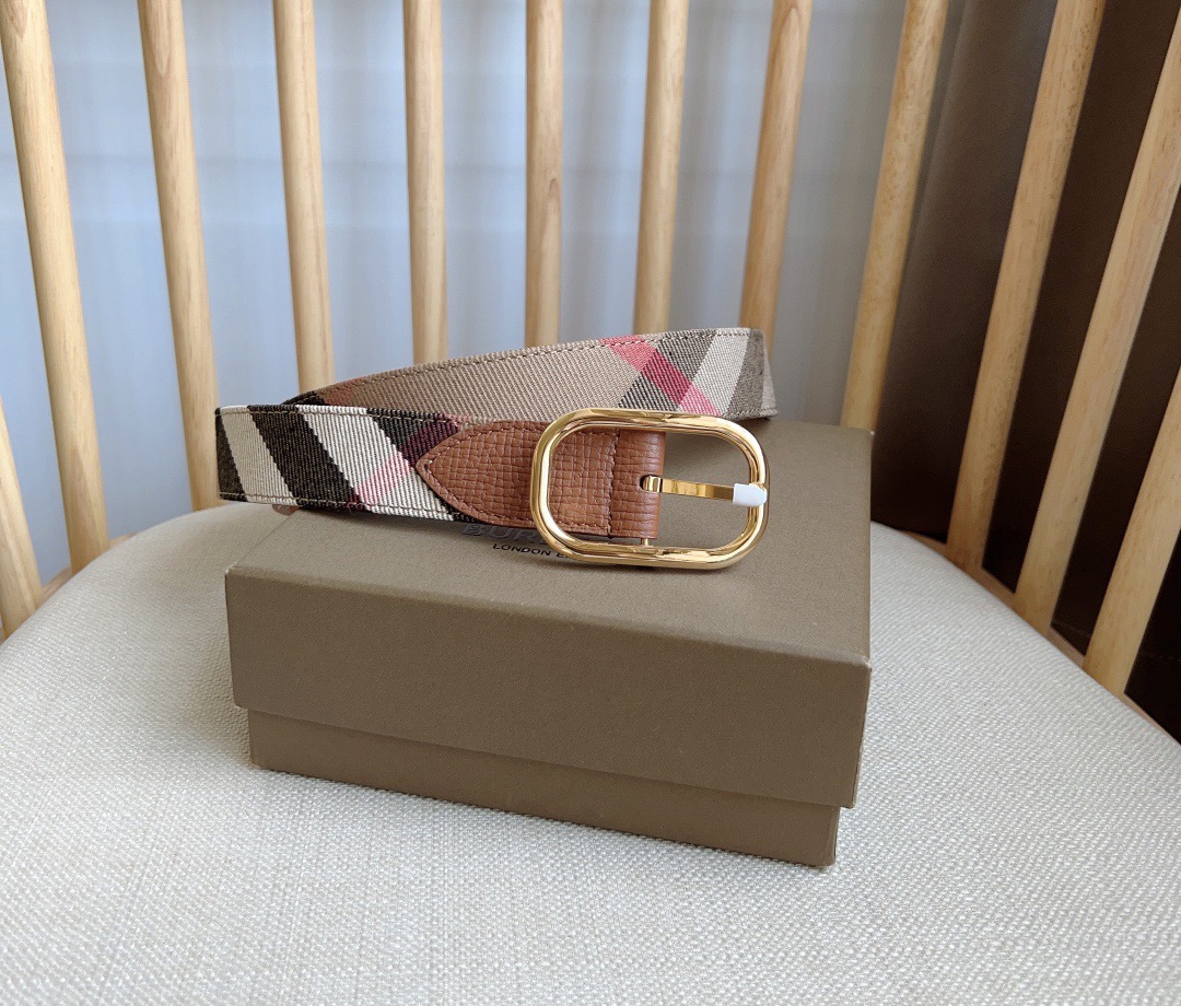 B.urberrry Belts Top Quality 30MM