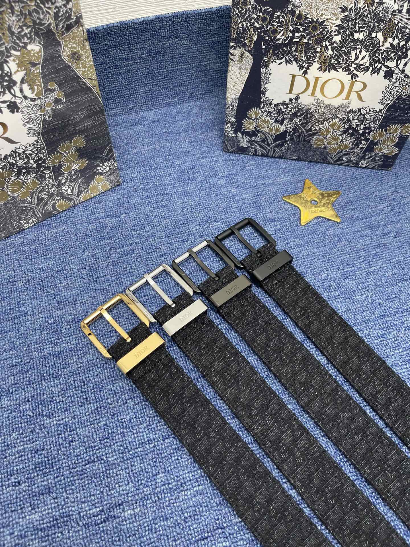 D*ior Belts Top Quality 35MM