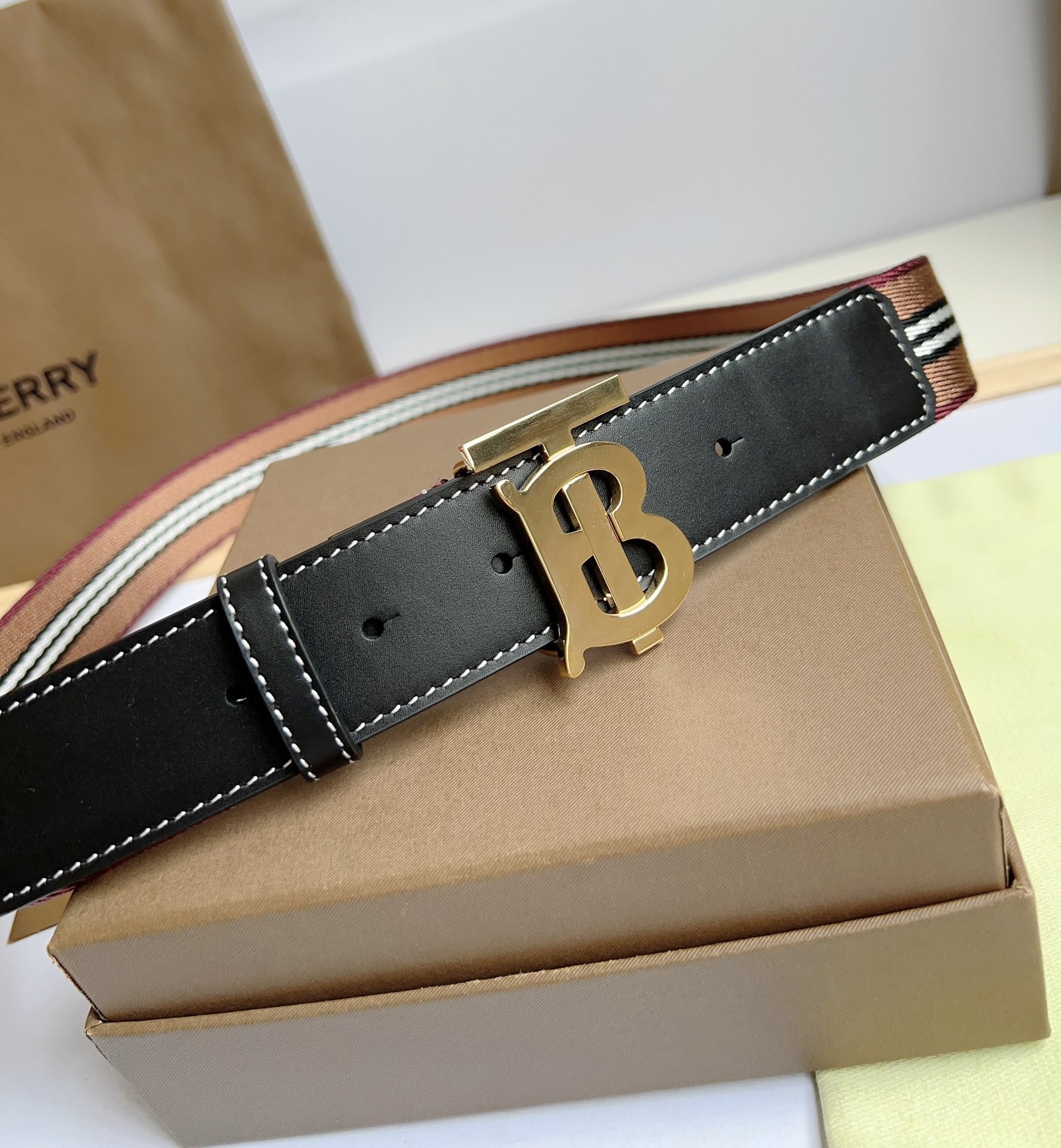 B.urberrry Belts Top Quality 35MM