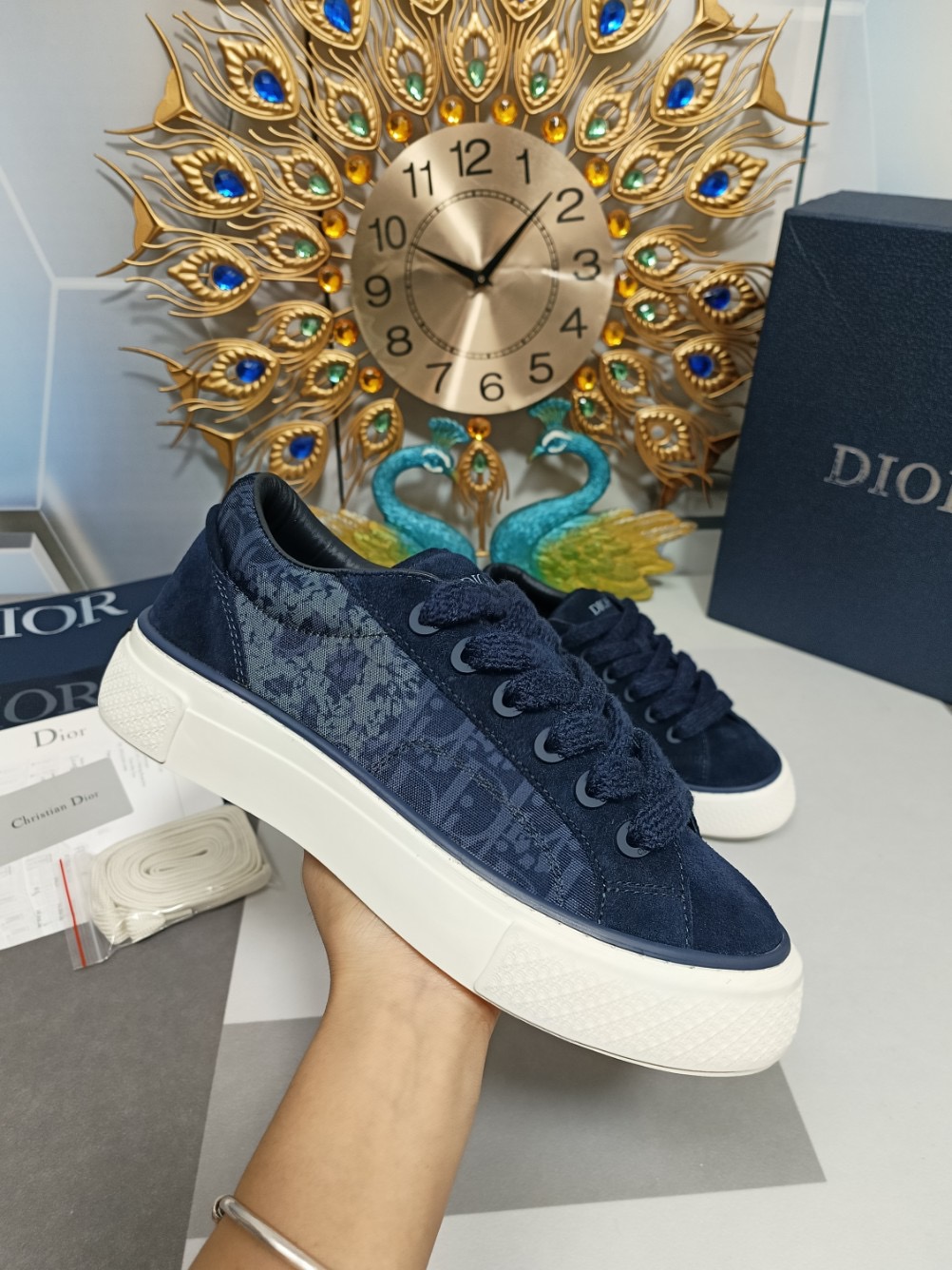 Men Women D*ior B33 Top Sneaker