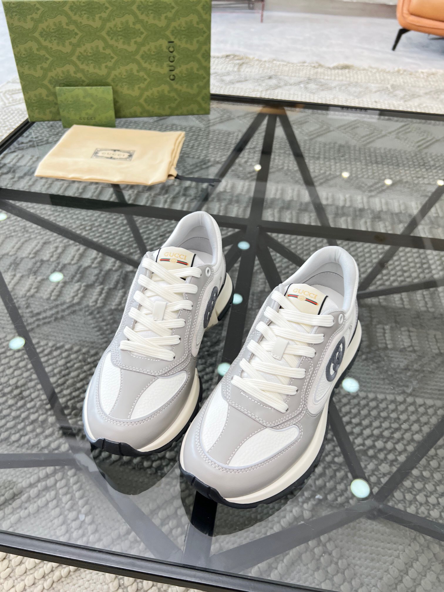 Men G*ucci Top Sneaker