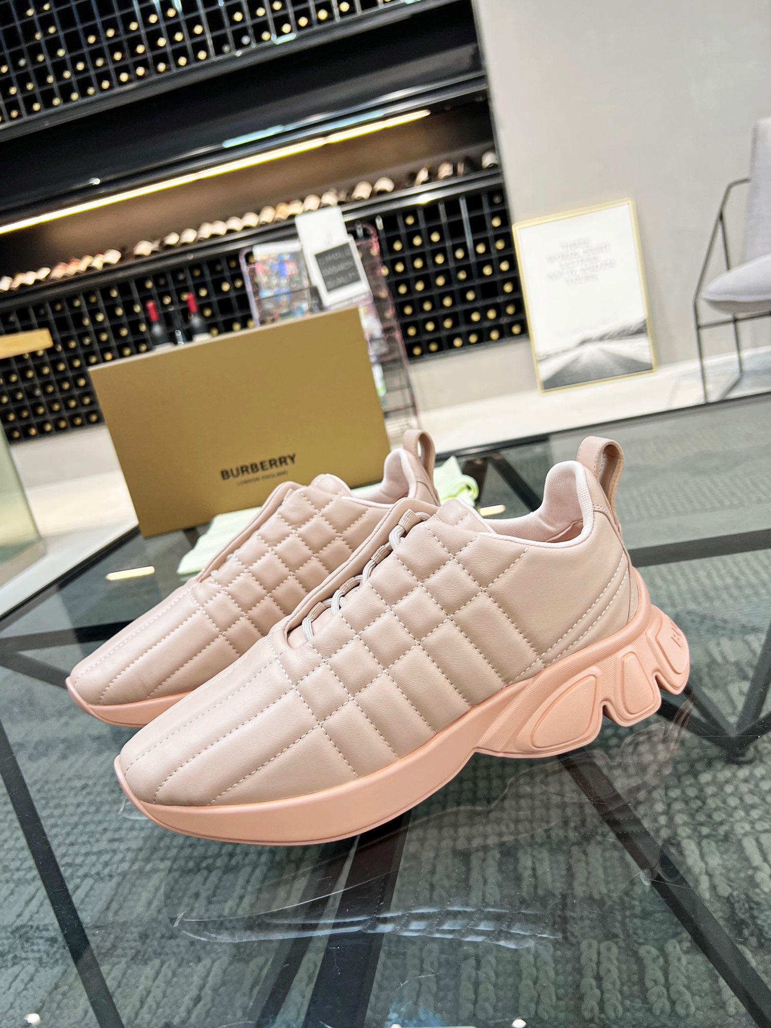 Men B*urberry Top Sneaker