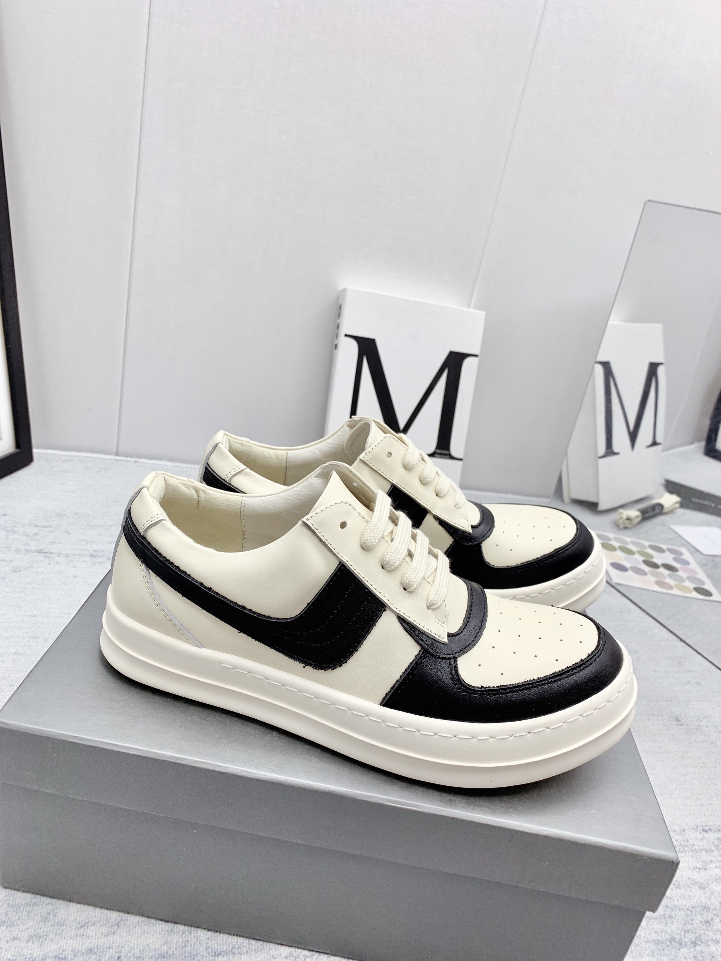 Men Women R*ick O*wens Top Sneaker