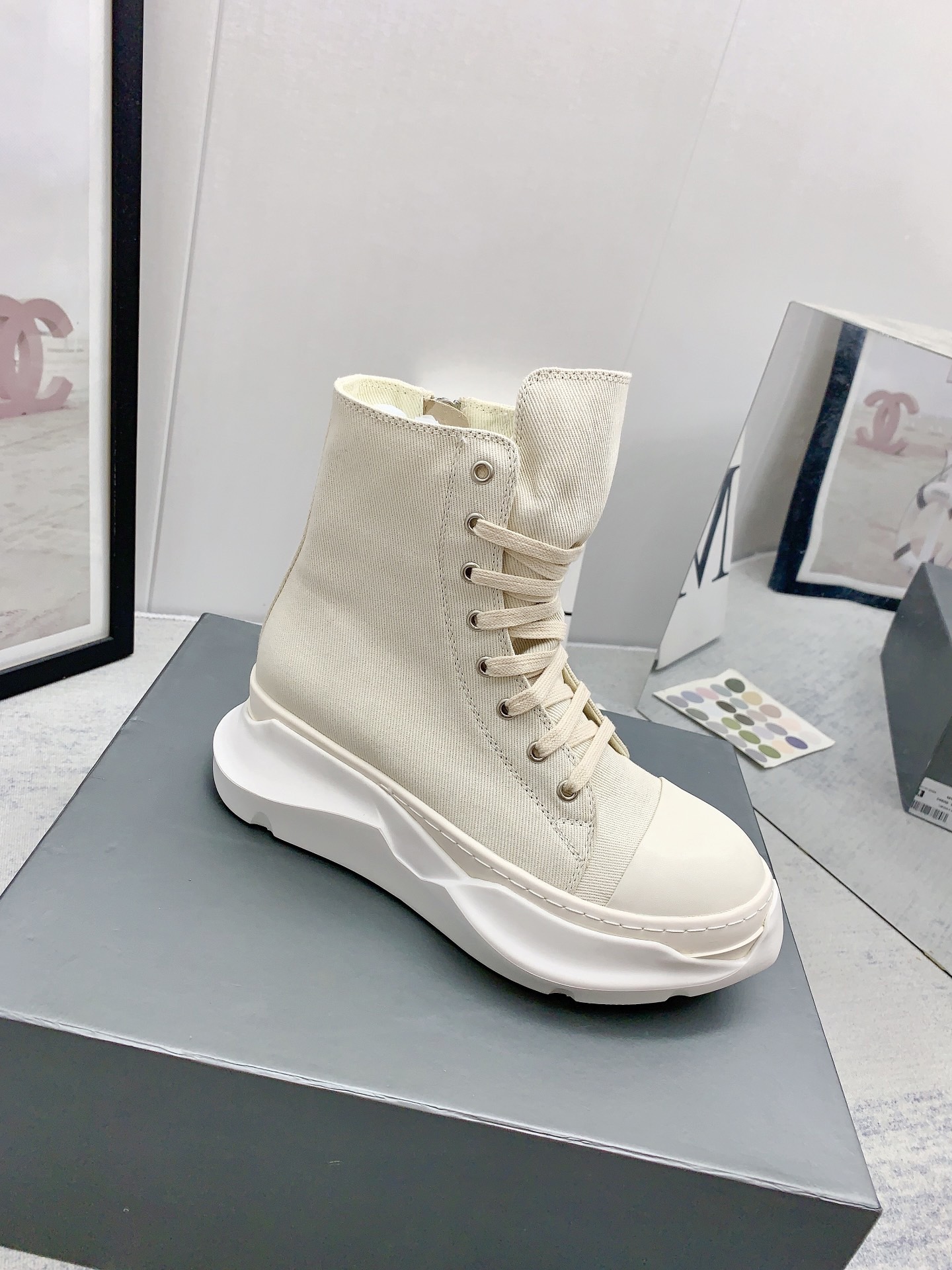 Men Women R*ick O*wens Top Sneaker