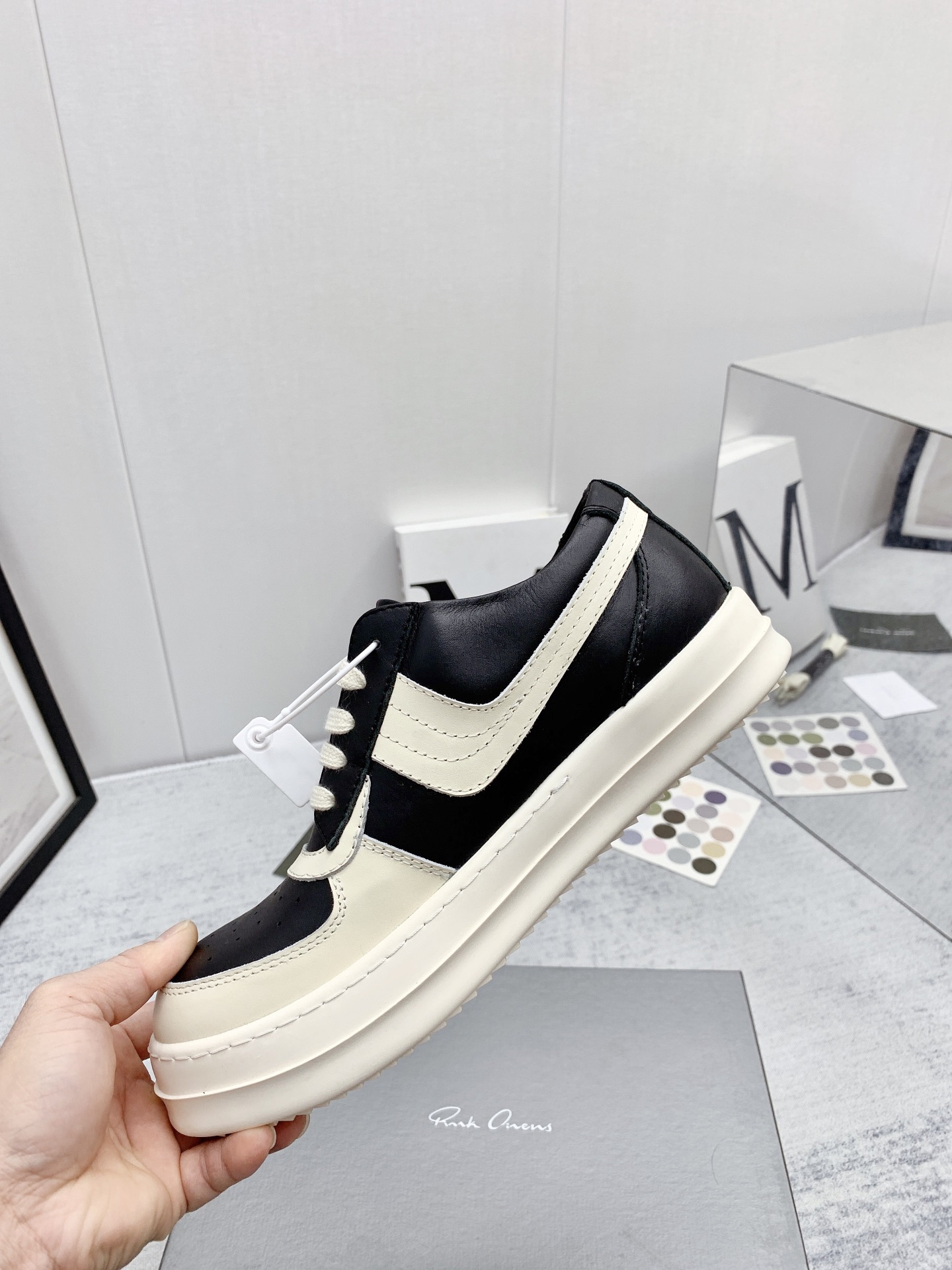 Men Women R*ick O*wens Top Sneaker