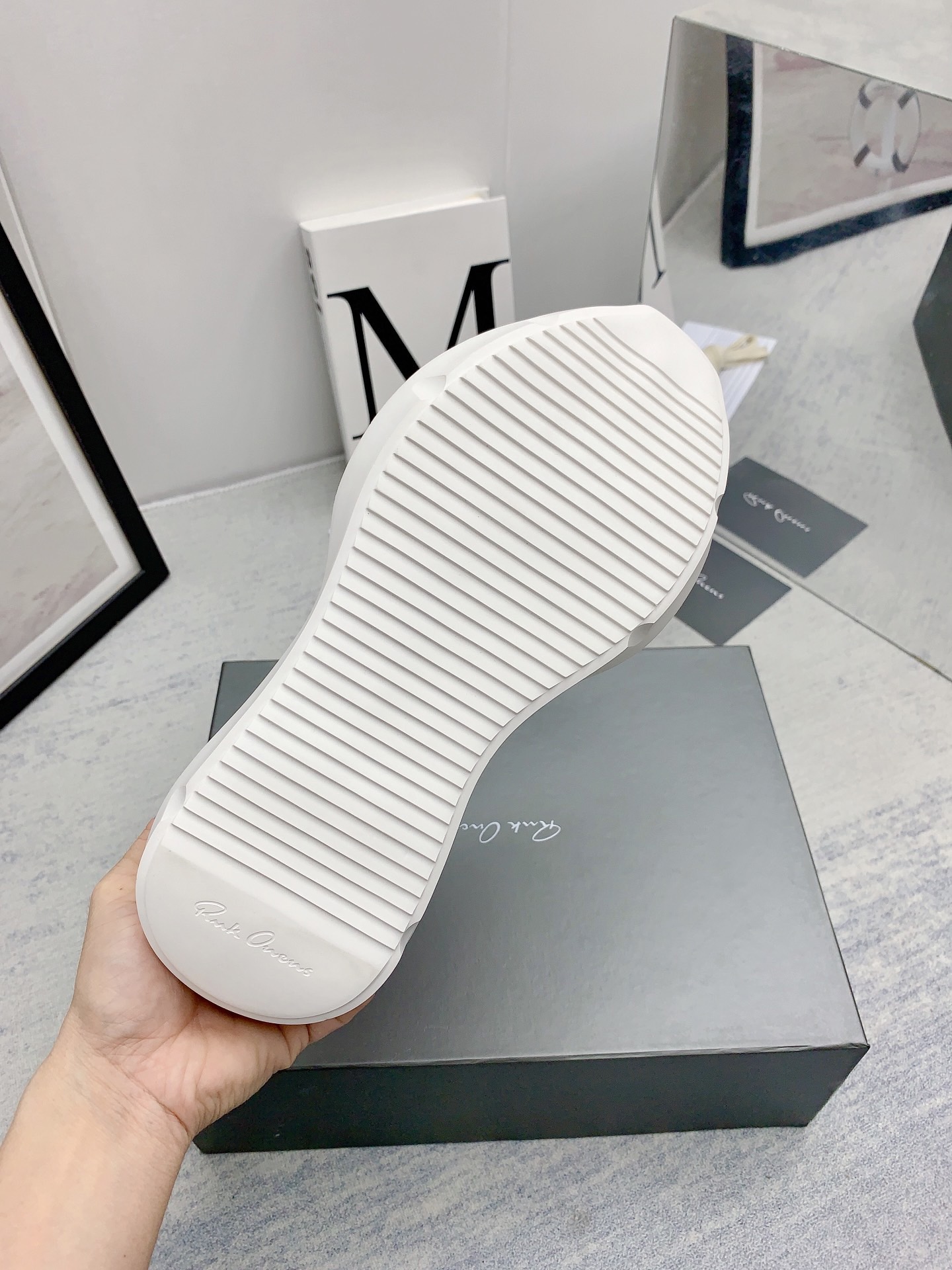 Men Women R*ick O*wens Top Sneaker