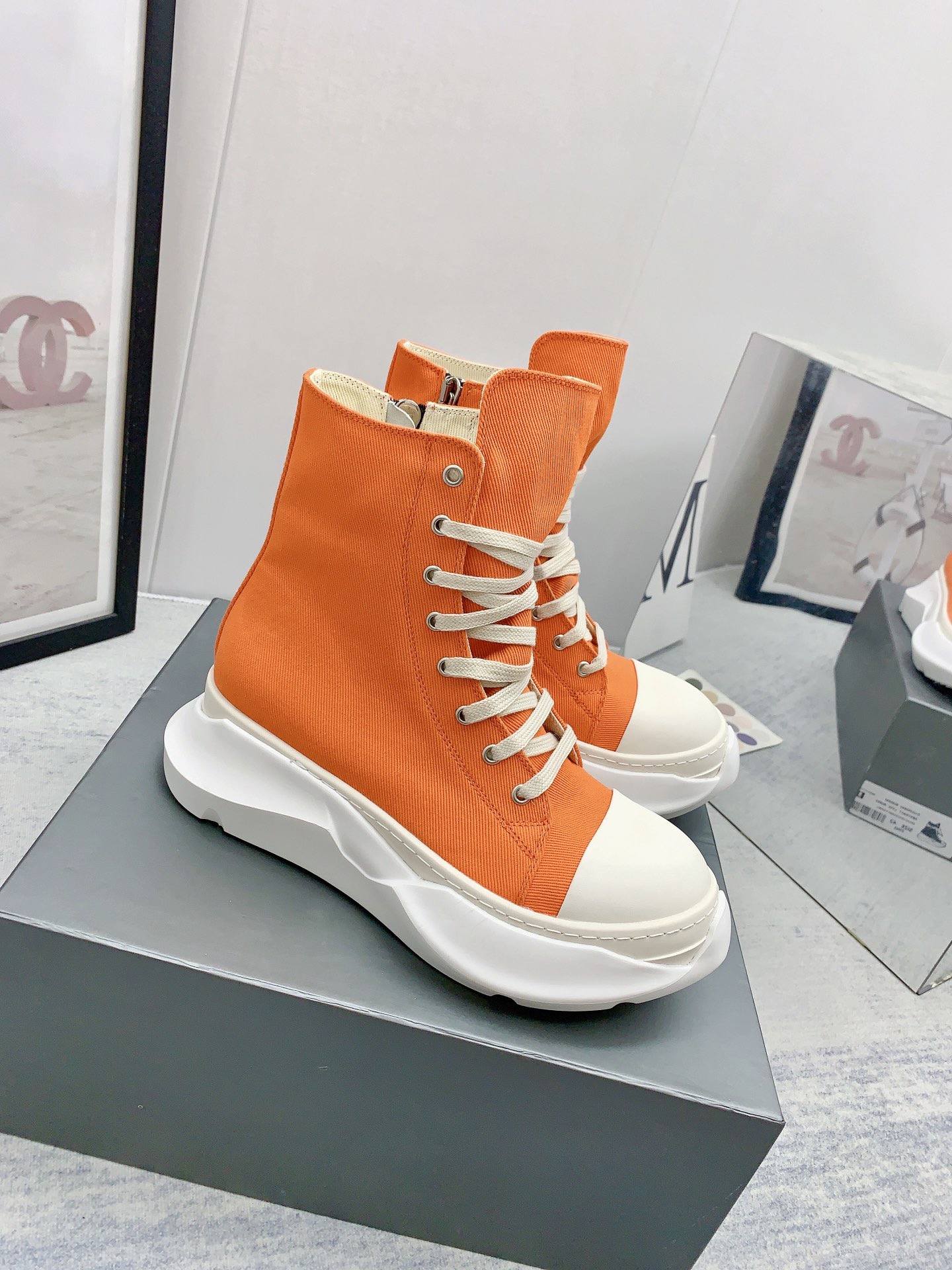 Men Women R*ick O*wens Top Sneaker