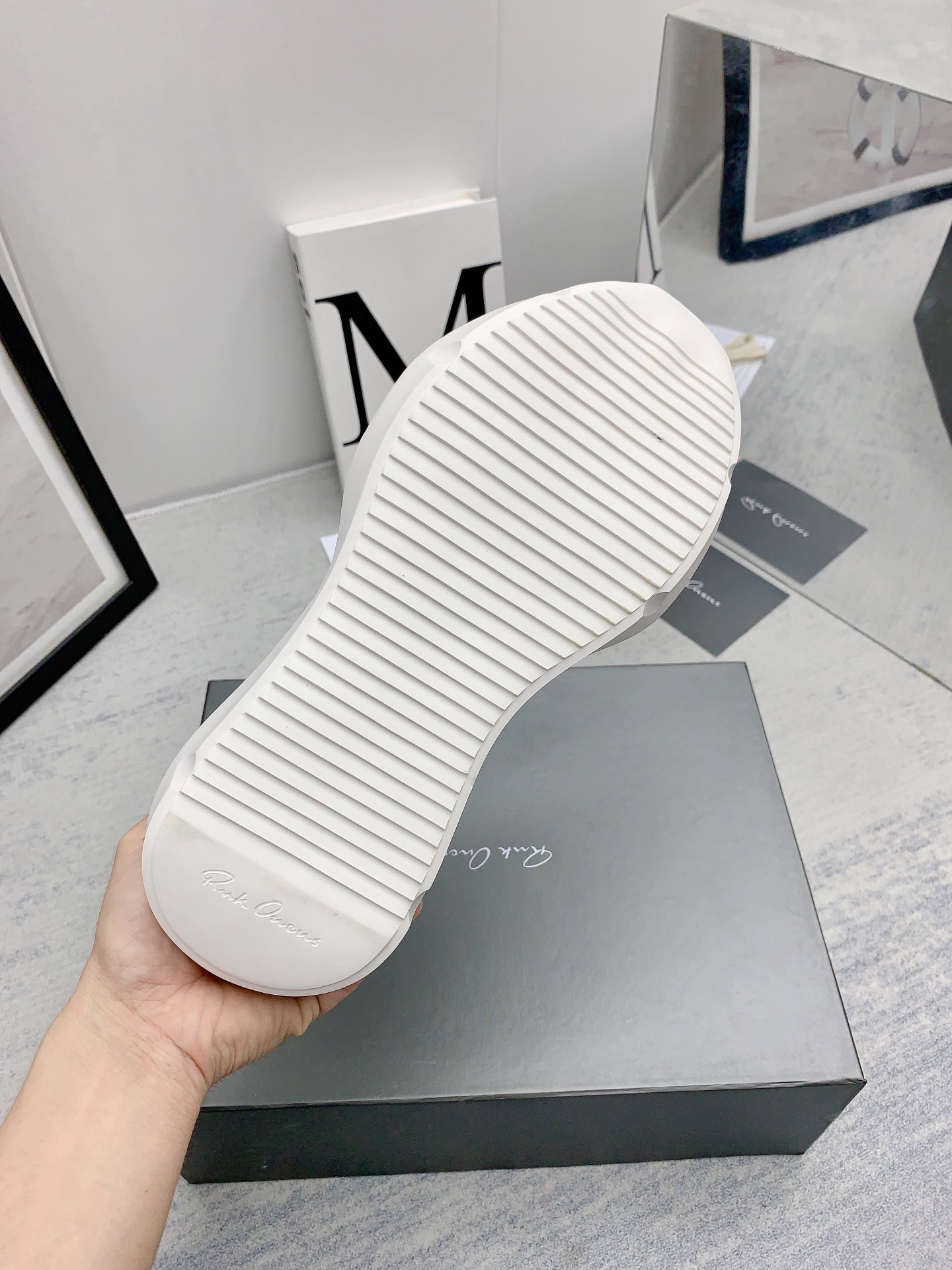 Men Women R*ick O*wens Top Sneaker