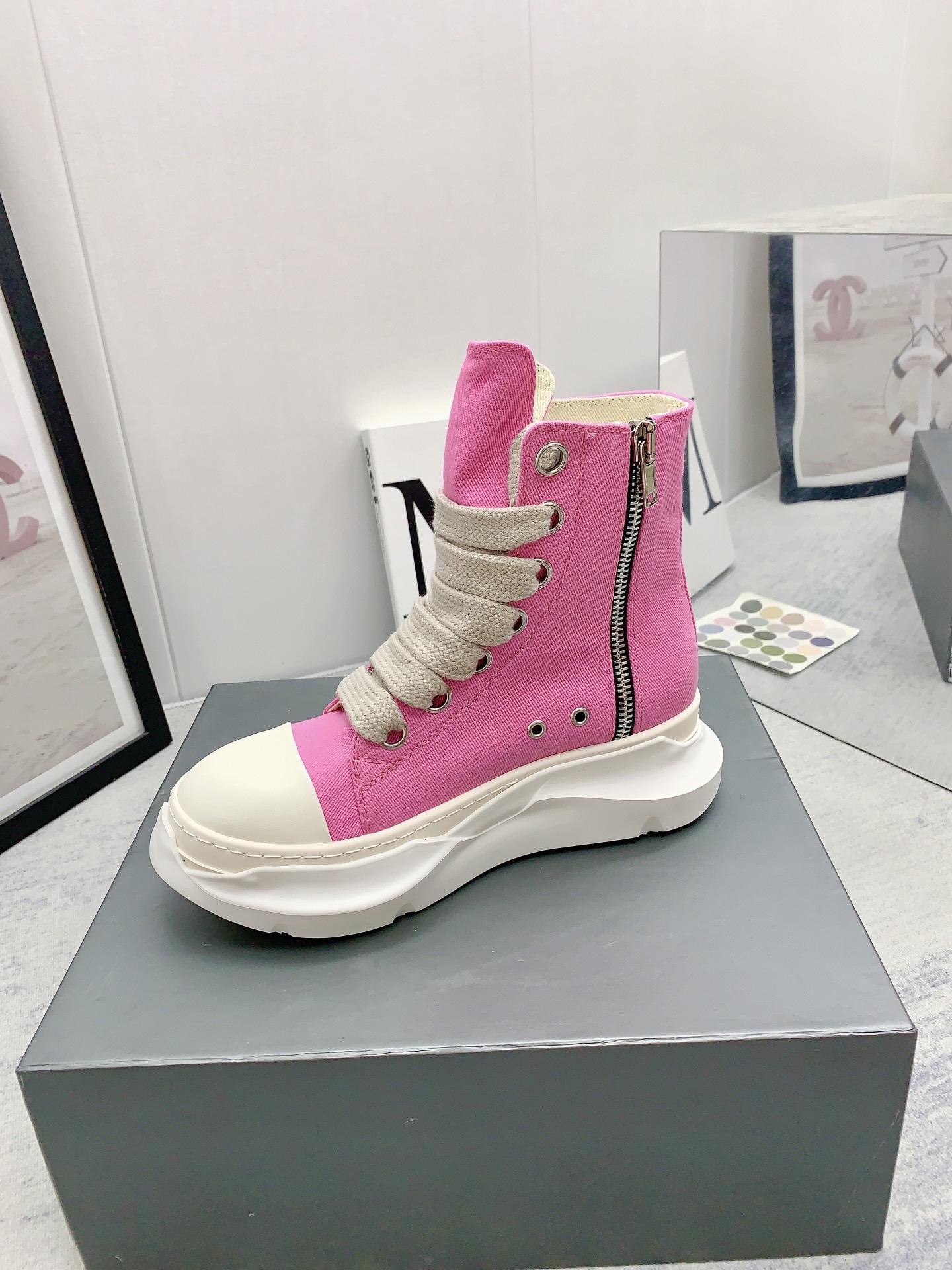 Men Women R*ick O*wens Top Sneaker