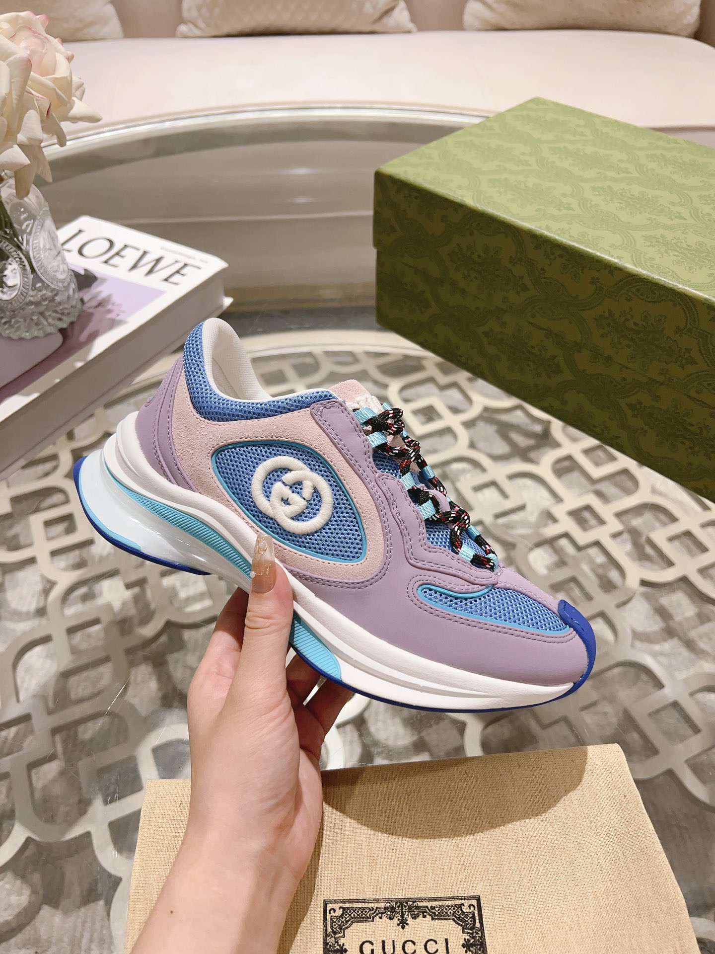 Men Women G*ucci Top Sneaker