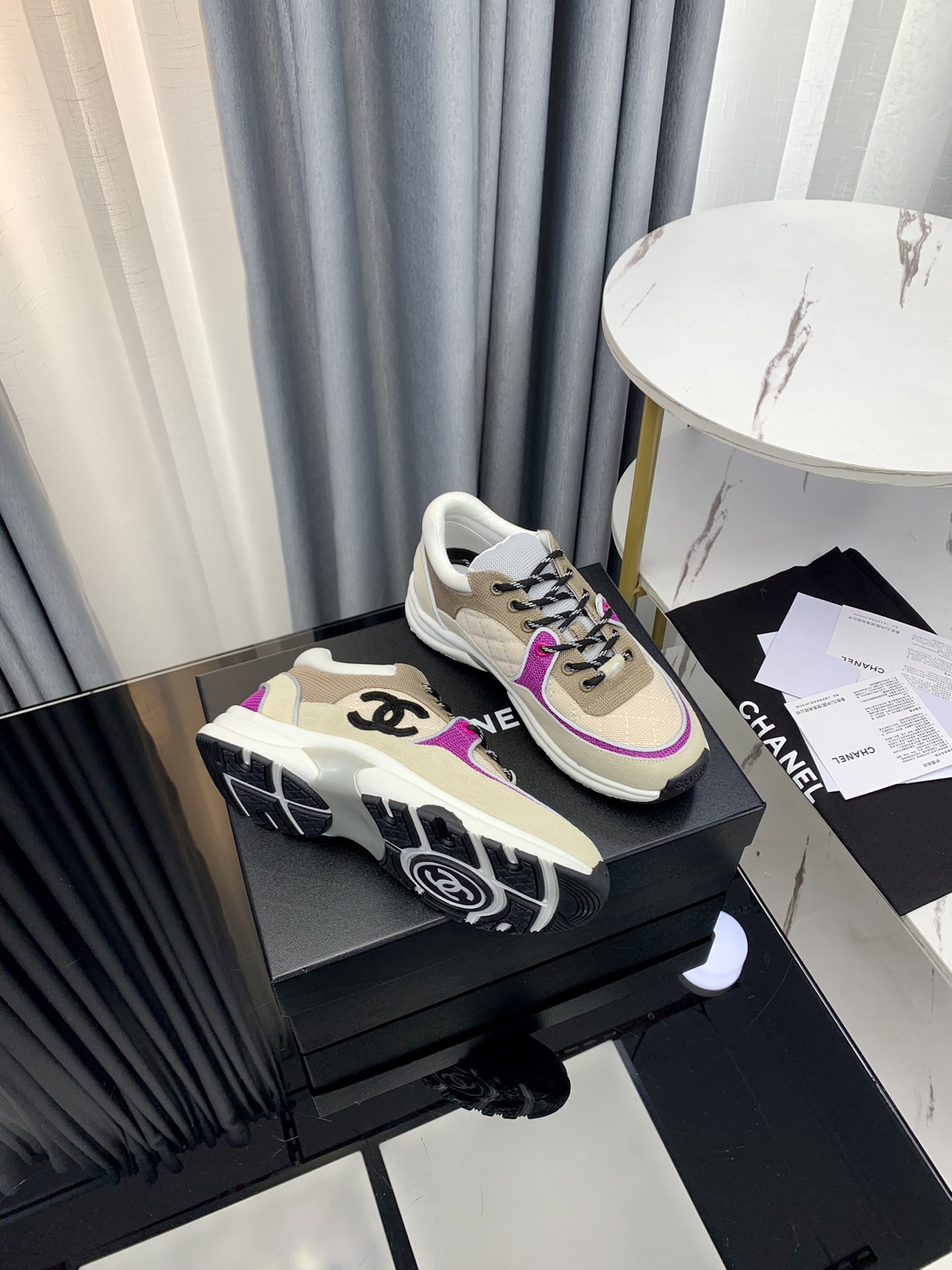 Men Women C*hanel Top Sneaker