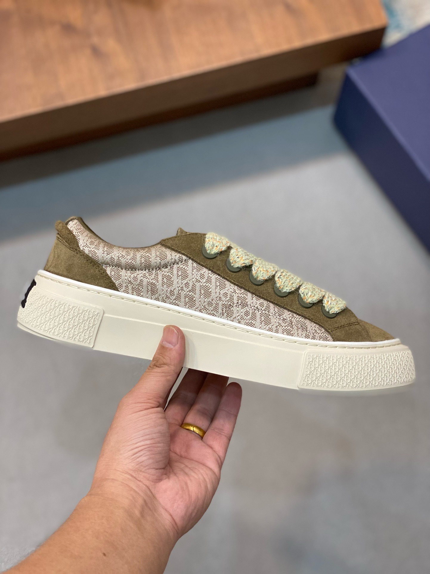 Men  D*ior Top Sneaker