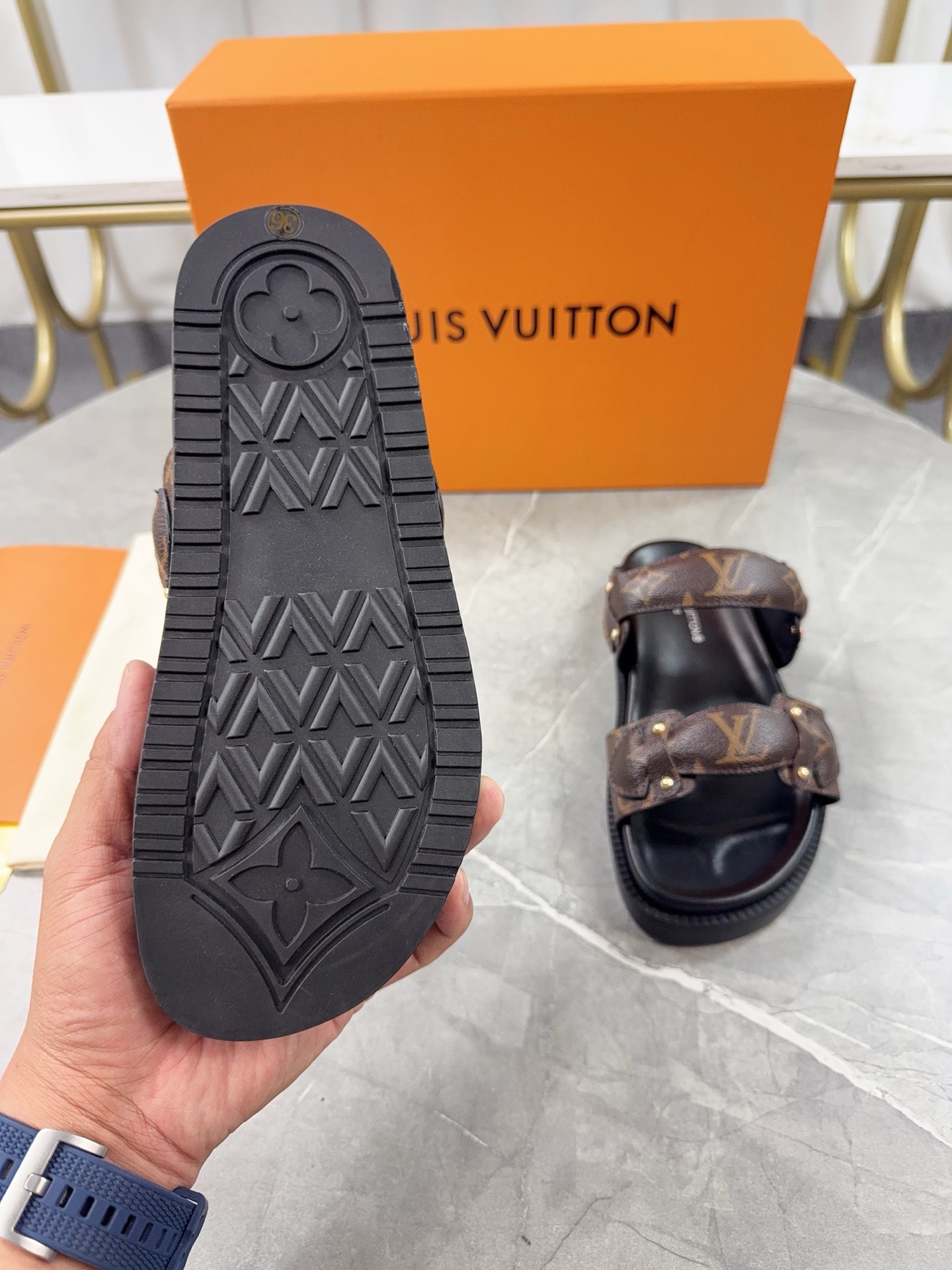 Women L*ouis V*uitton Top Sandals