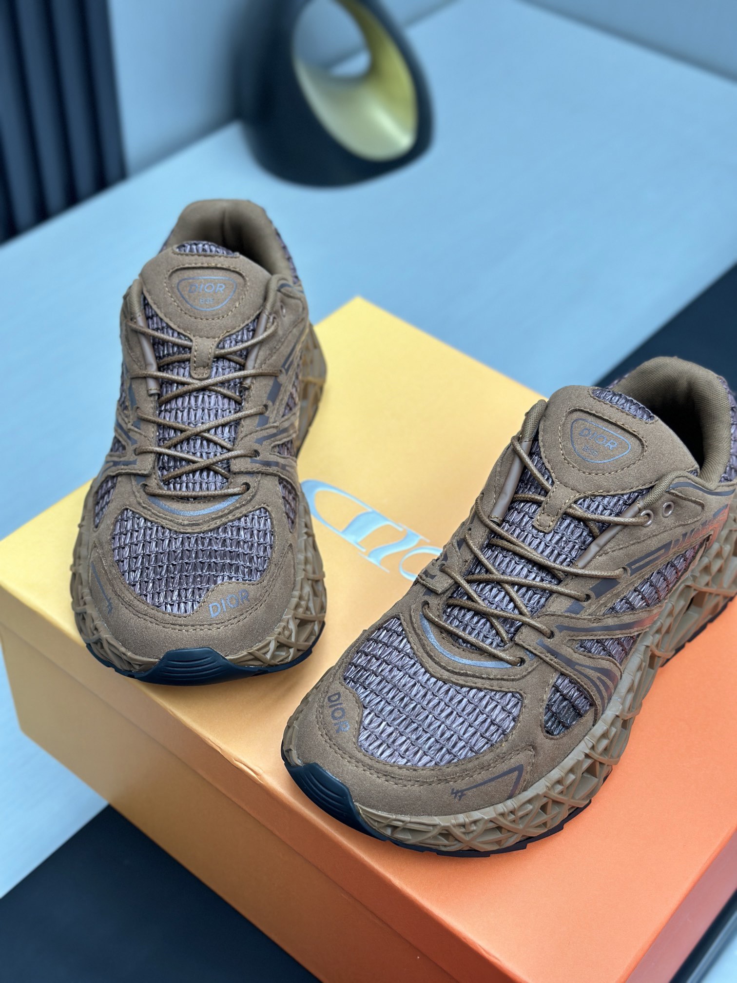 Men D*ior Top Sneaker（）