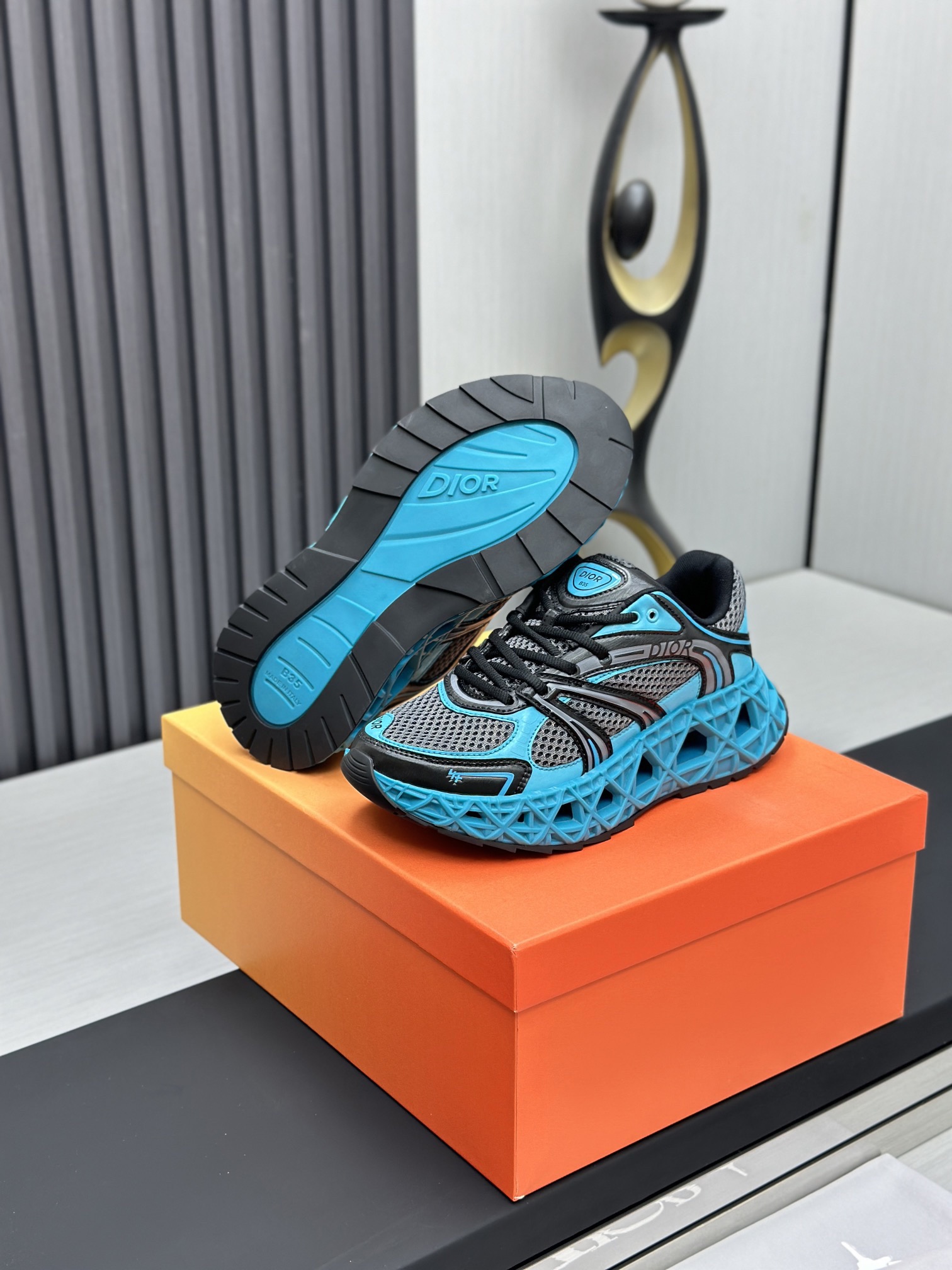 Men D*ior Top Sneaker（）