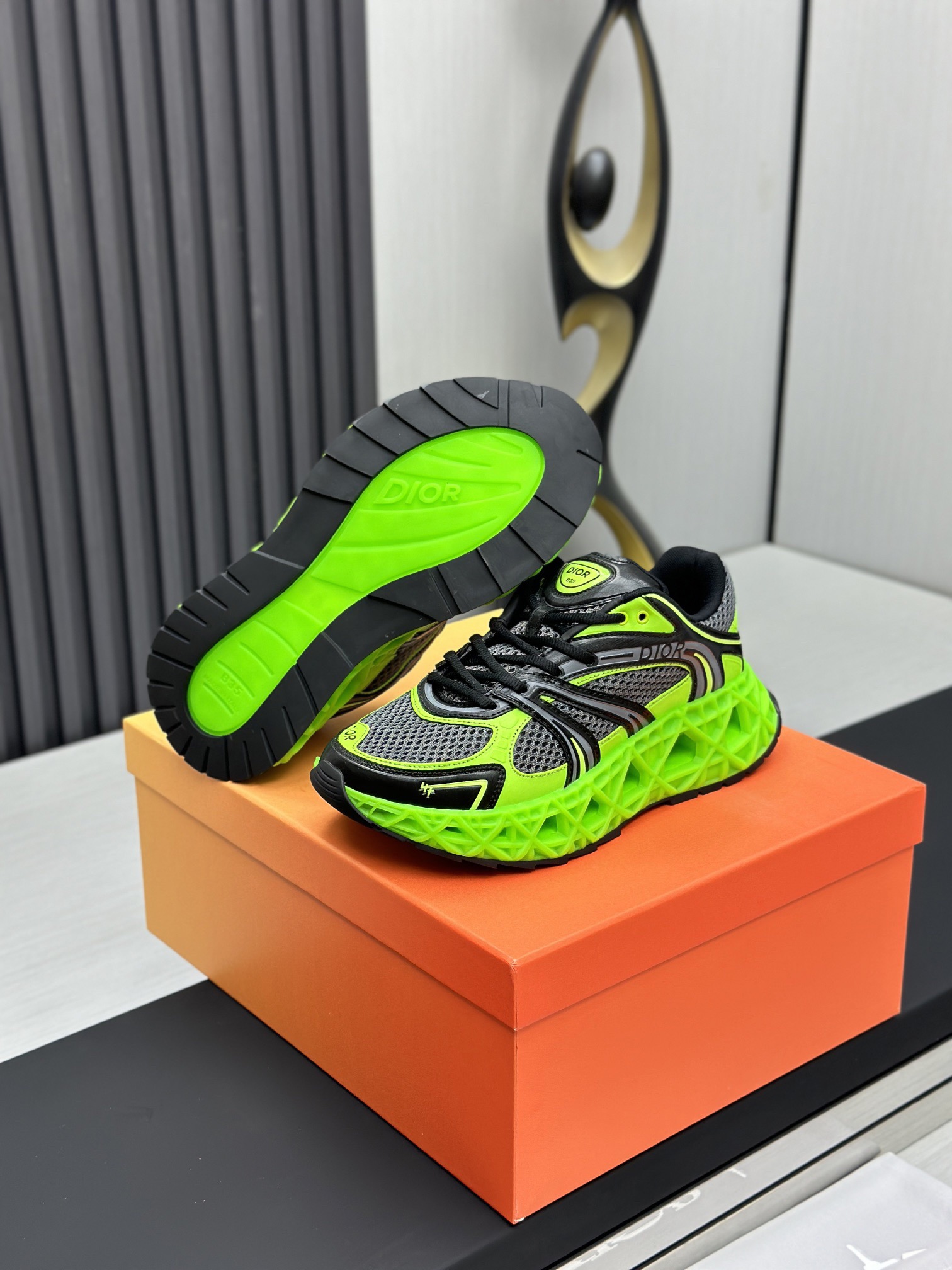 Men D*ior Top Sneaker（）